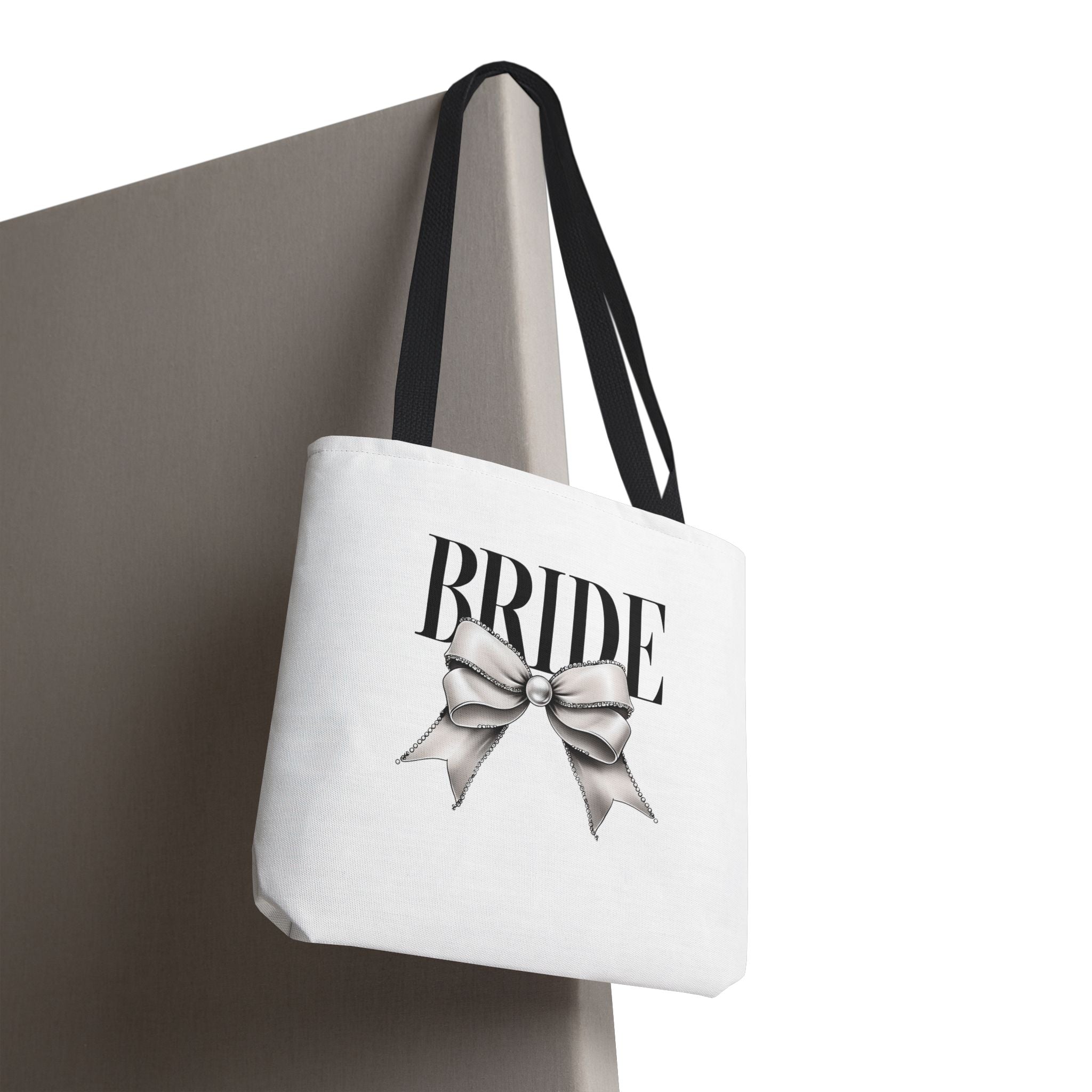 Elegant Bride Tote Bag with Bow Design