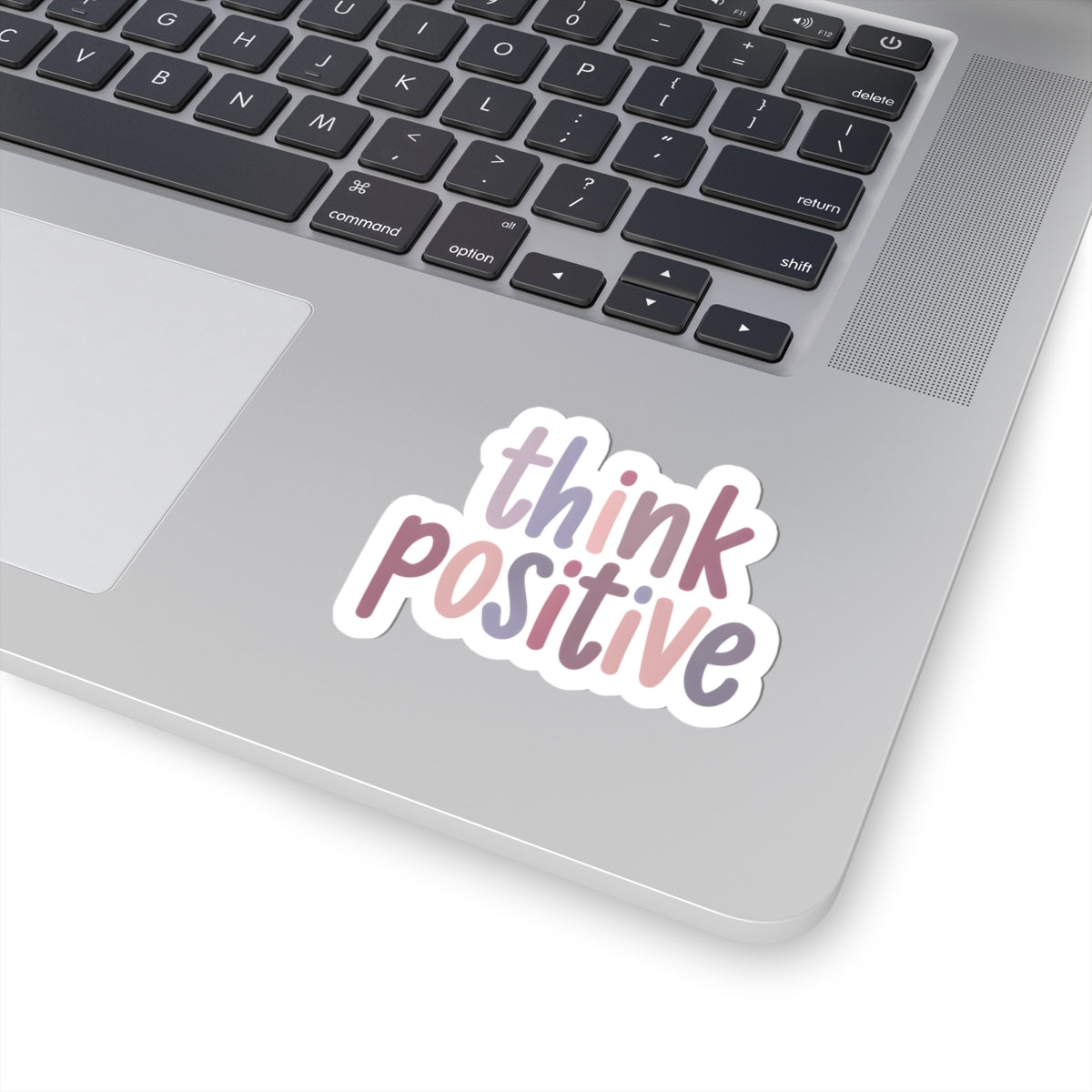 Think Positive Kiss-Cut Stickers - Motivational Décor for Laptops & Journals