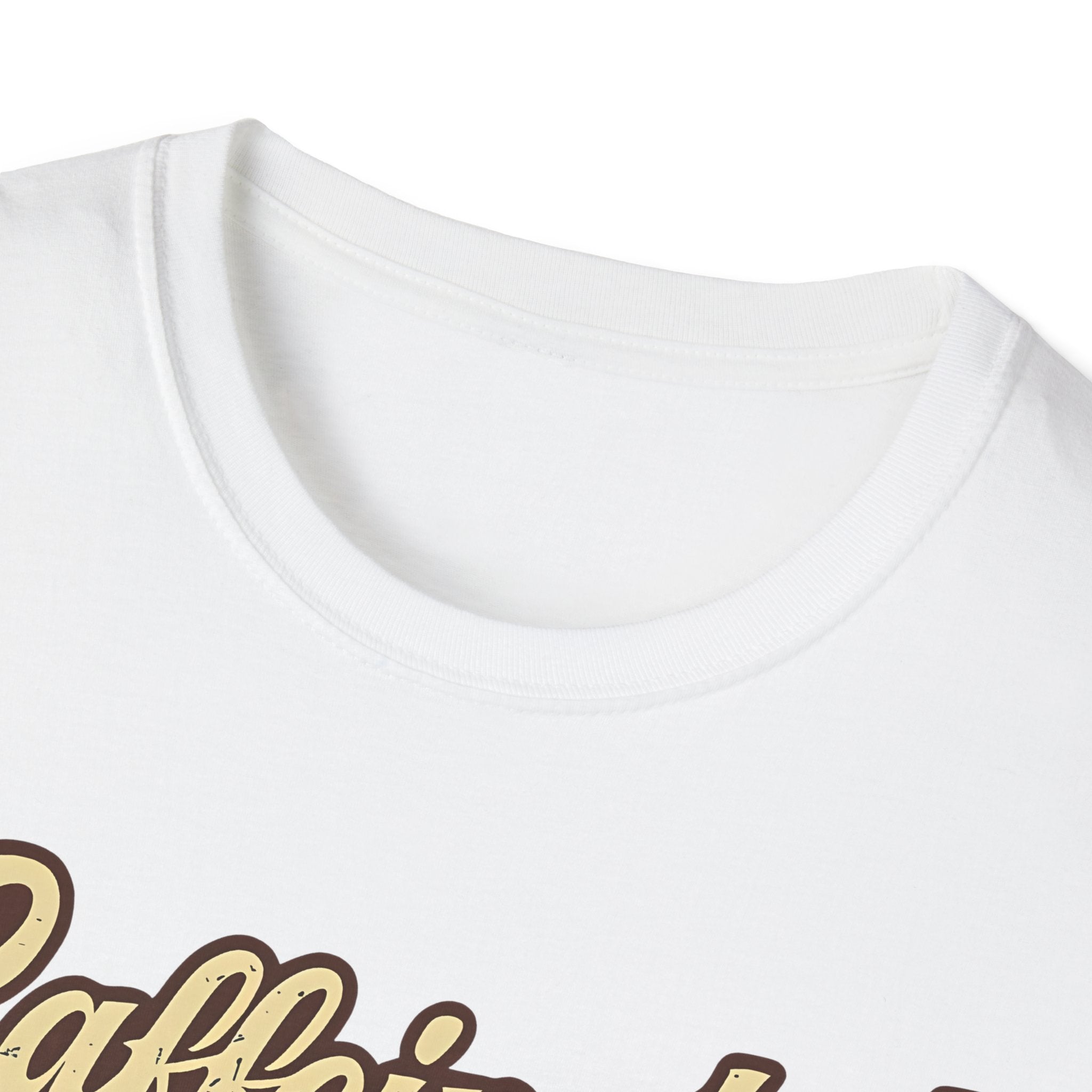 Caffeinated Retro Unisex Softstyle T-Shirt