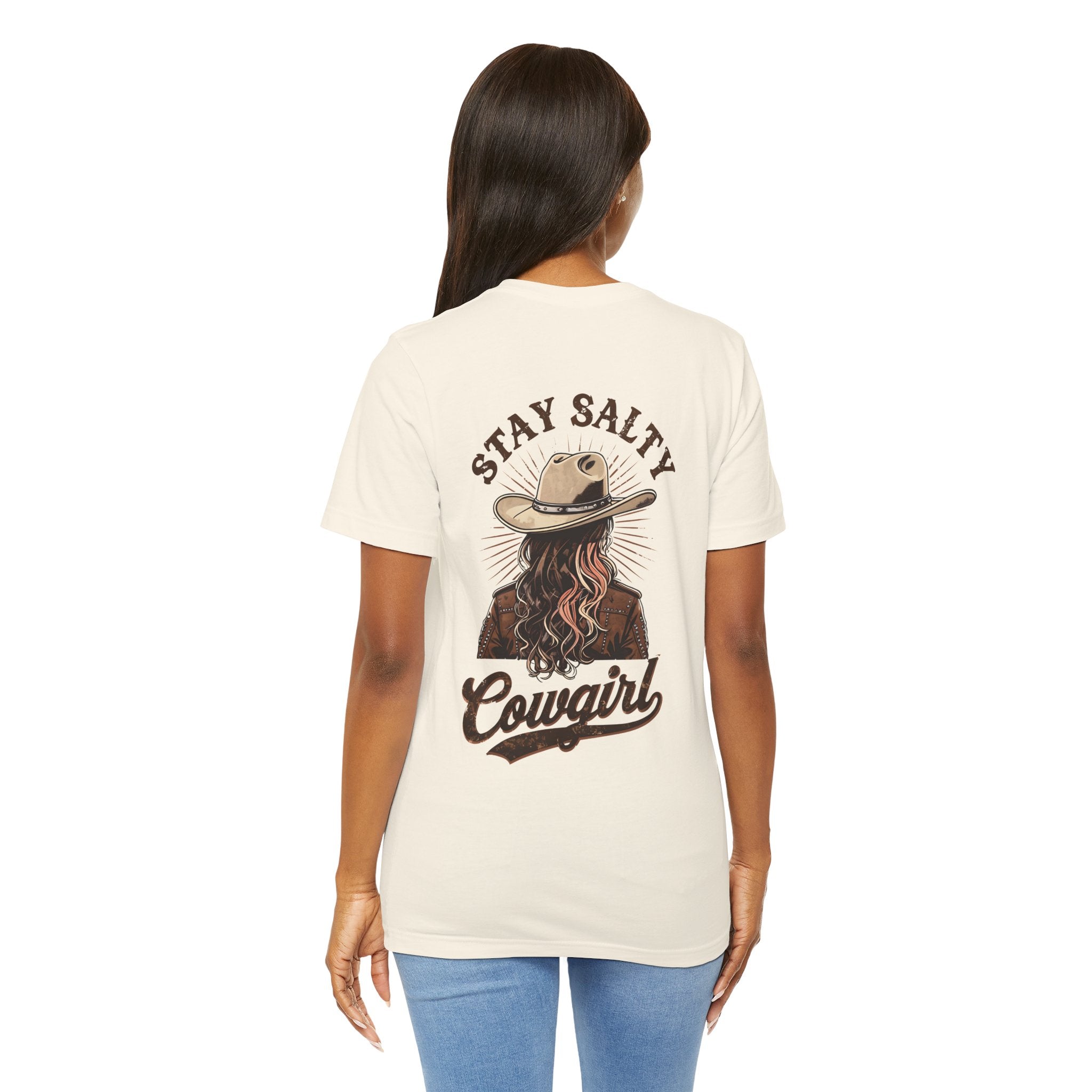 Stay Salty Cowgirl T-Shirt — Western Cowgirl Graphic Tee