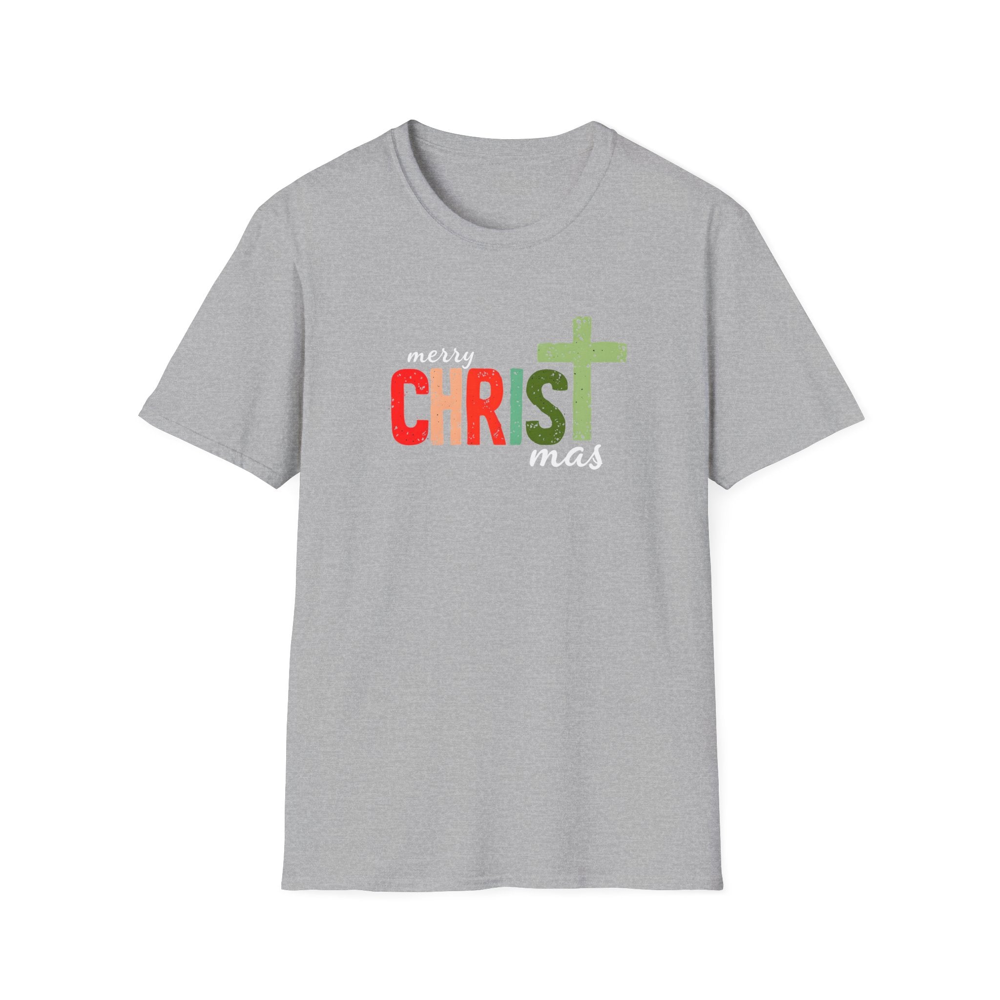 Merry Christmas Unisex T-Shirt, Holiday Tee, Faith-Based Gift, Family Christmas Shirt, Casual Christmas Wear, Christian Apparel