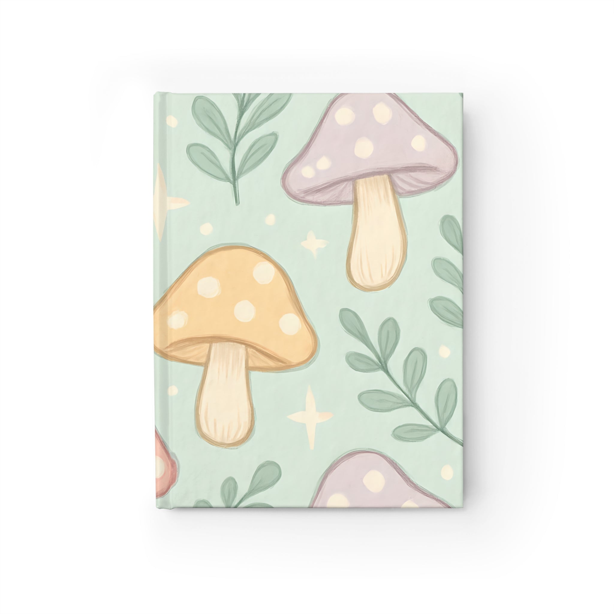 Whimsical Mushroom Journal - Perfect for Nature Lovers, Floral Note-taking, Gift for Creatives, Eco-friendly Stationery