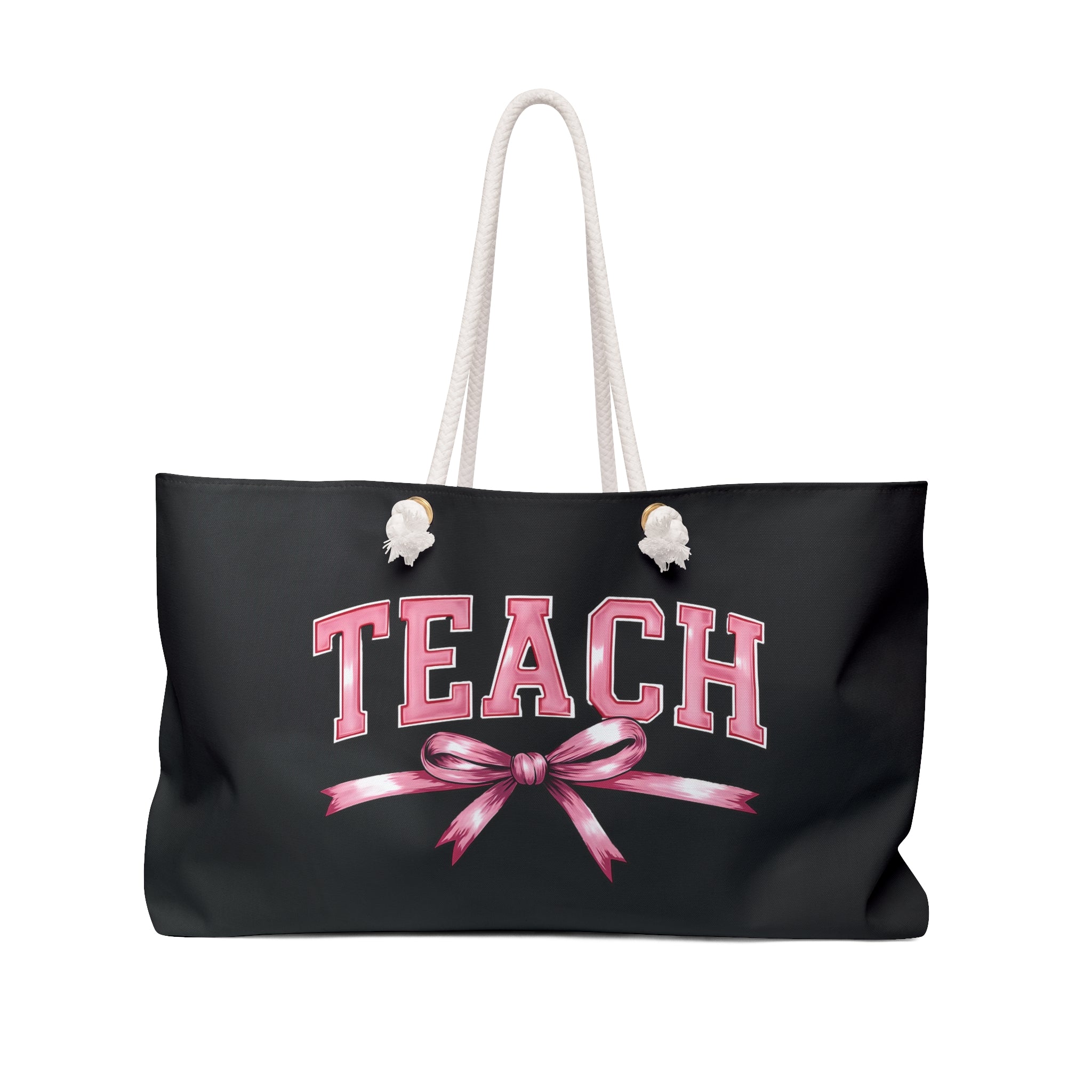 Teacher Appreciation Weekender Bag | Tote for Teachers | Gift for Educators | Stylish Travel Bag | Beach Bag | Gym Bag | Teacher Gift