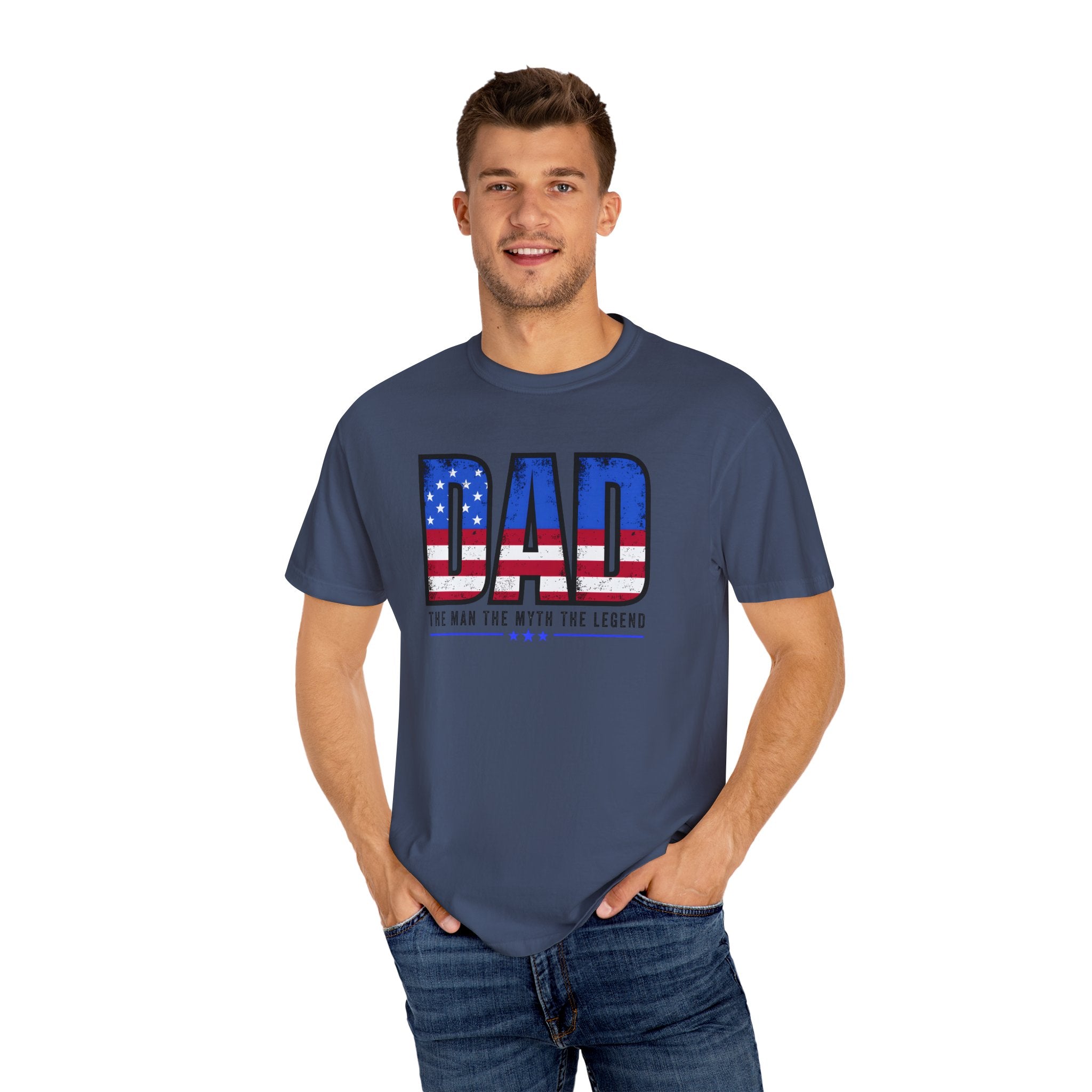 Unisex Garment-Dyed T-shirt Dad the man