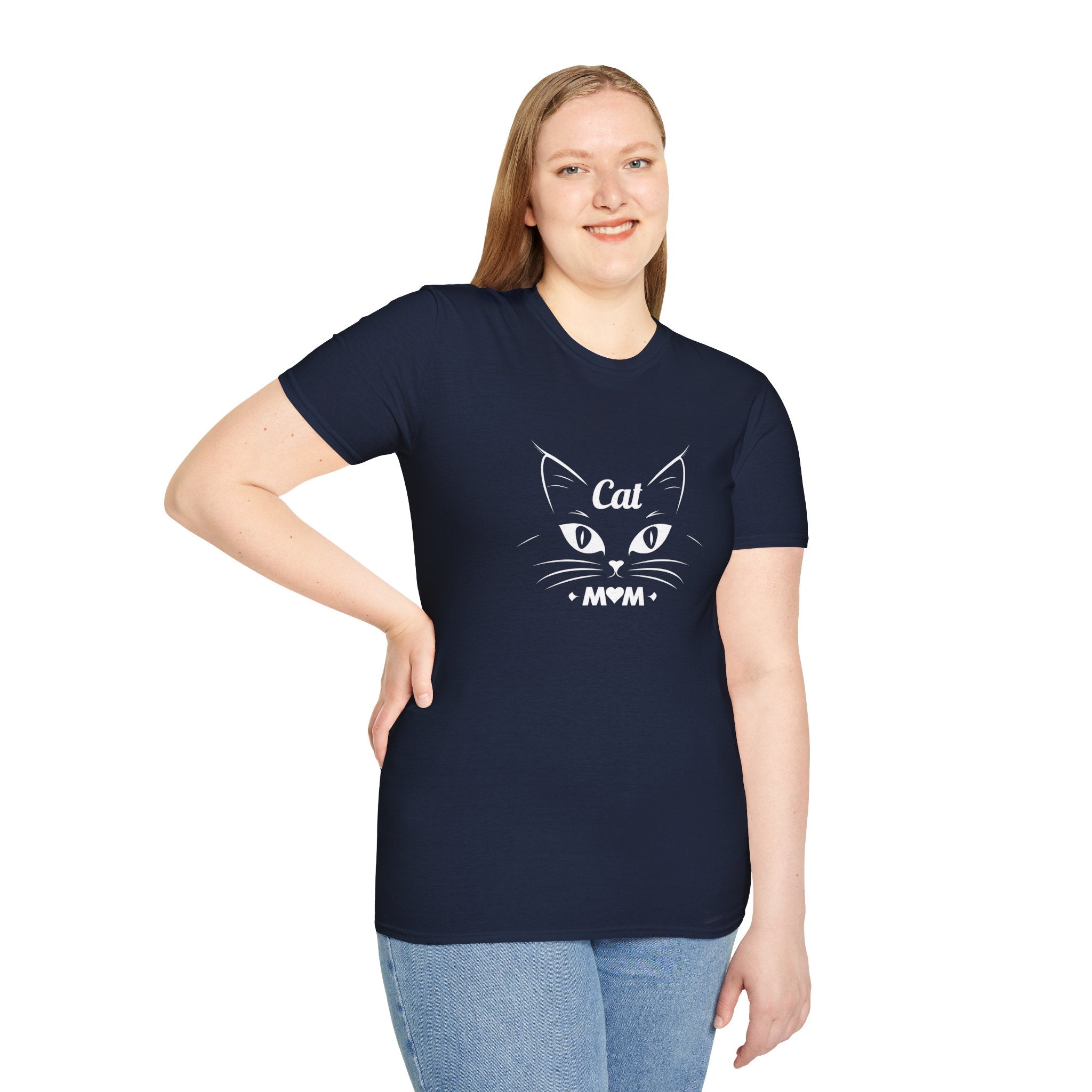 Cat Mom T-Shirt, Cute Cat Lover Tee, Purr-fect Gift for Cat Owners, Animal Lover Apparel, Pet Mom Shirt