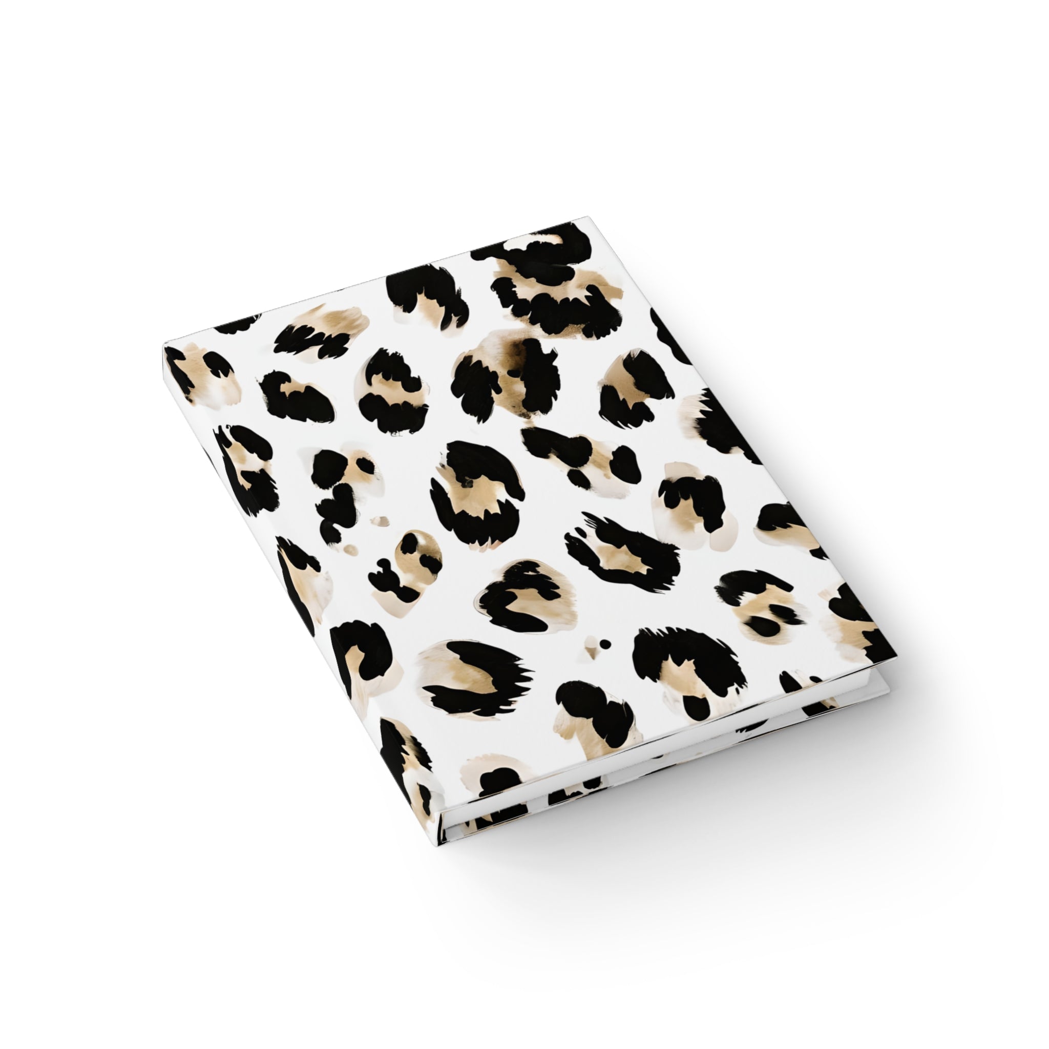 Chic Leopard Print Journal - Stylish Notebook for Writing, Gift for Her, Animal Print Diary, Inspirational Journal