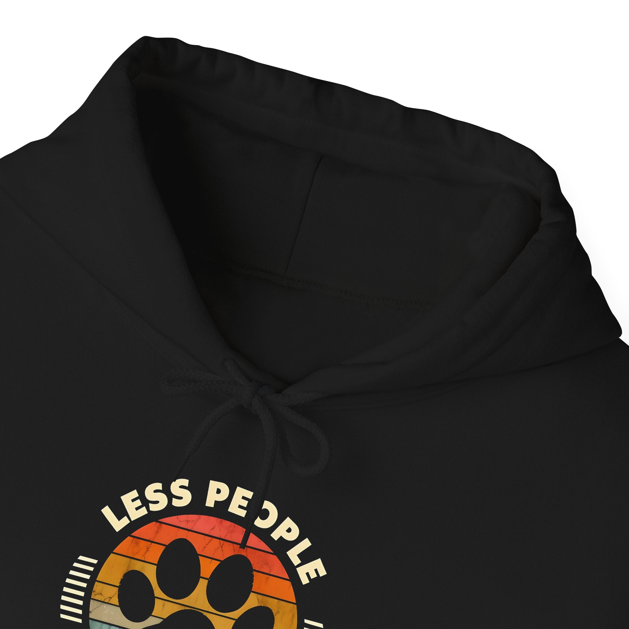 Dog Lover Hoodie - Less People More Dogs Unisex Sweatshirt