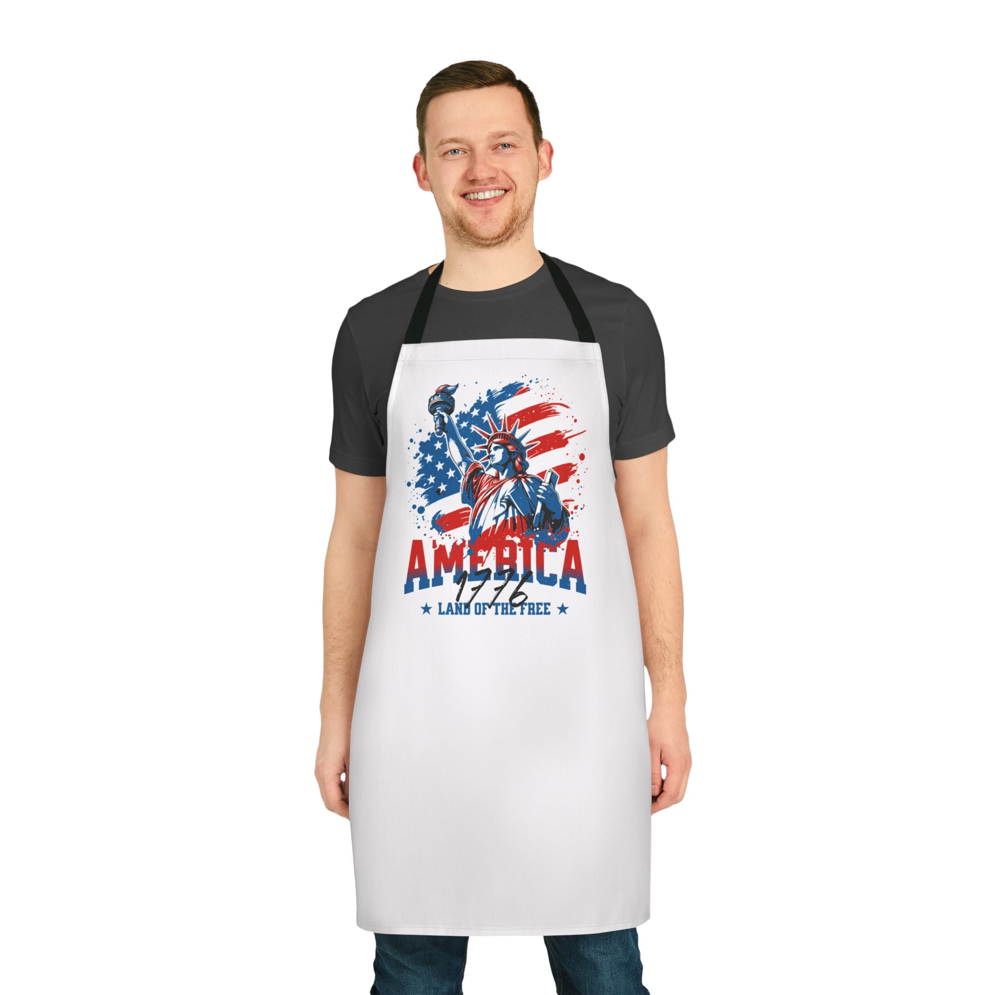 Patriotic America 1776 Statue of Liberty Apron