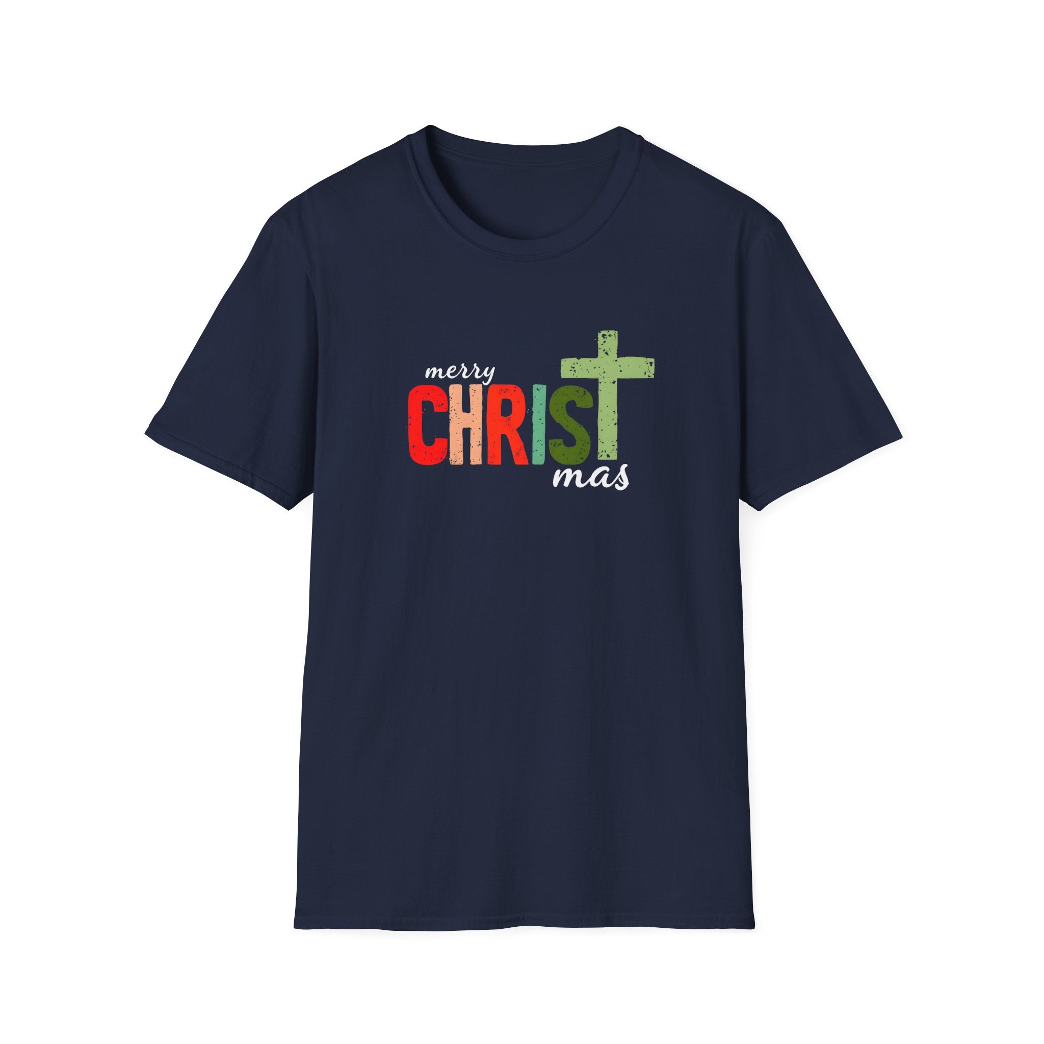 Merry Christmas Unisex T-Shirt, Holiday Tee, Faith-Based Gift, Family Christmas Shirt, Casual Christmas Wear, Christian Apparel