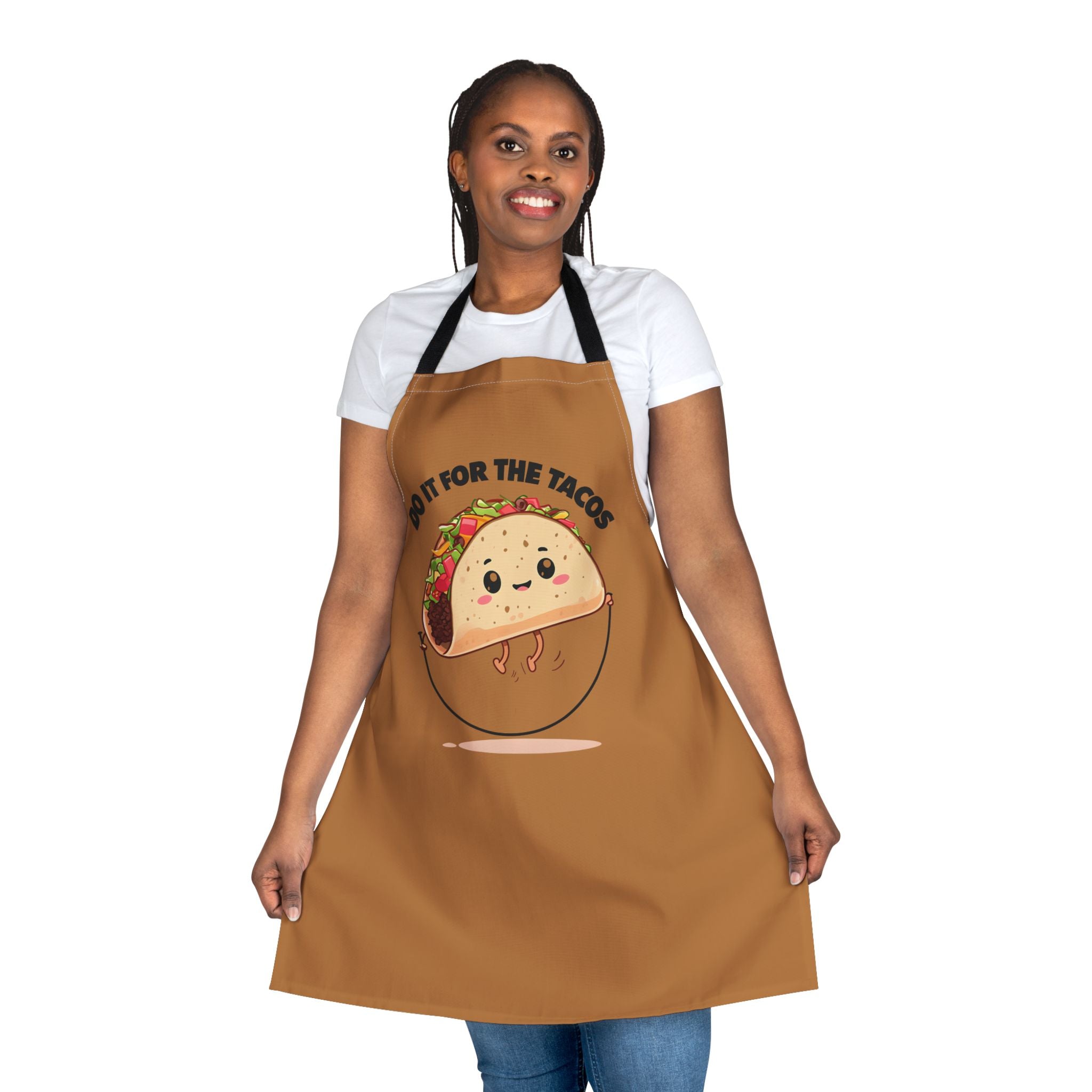 Apron — "Do It For The Tacos" Cute Taco Graphic Cooking Apron