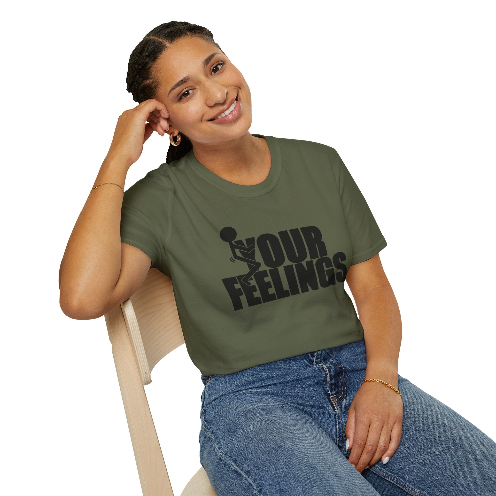Emotional Expressive Tee - Unisex Softstyle T-Shirt, Our Feelings Shirt, Casual Wear, Gift for Friends, Mood Shirt, Everyday Humor