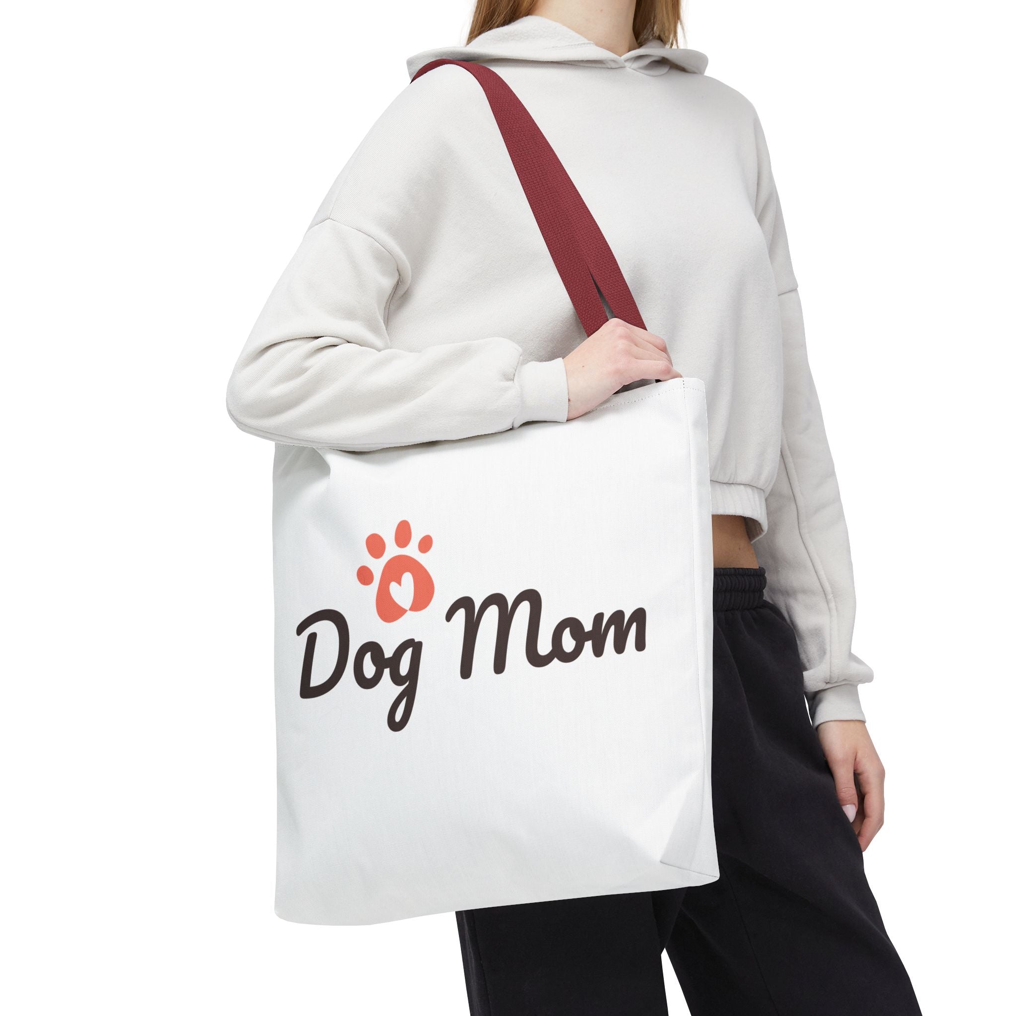 Dog Mom Tote Bag - Perfect for Pet Lovers, Gifts for Pet Moms, Dog Themed Accessories, Everyday Use, Sustainable Fashion