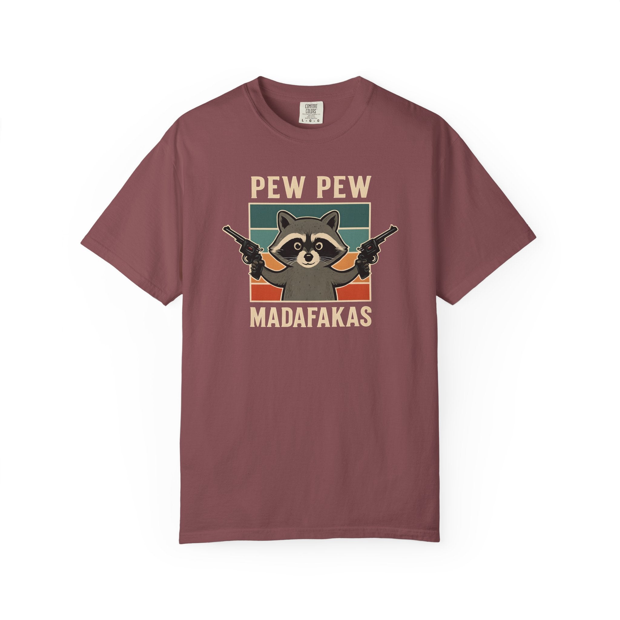 Pew Pew MafaFakas T-Shirt - Fun Unisex Garment-Dyed Tee