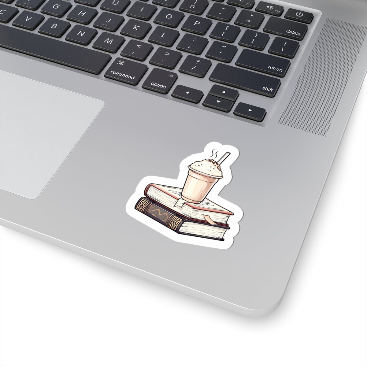 Coffee & Books Kiss-Cut Stickers - Perfect for Readers and Students