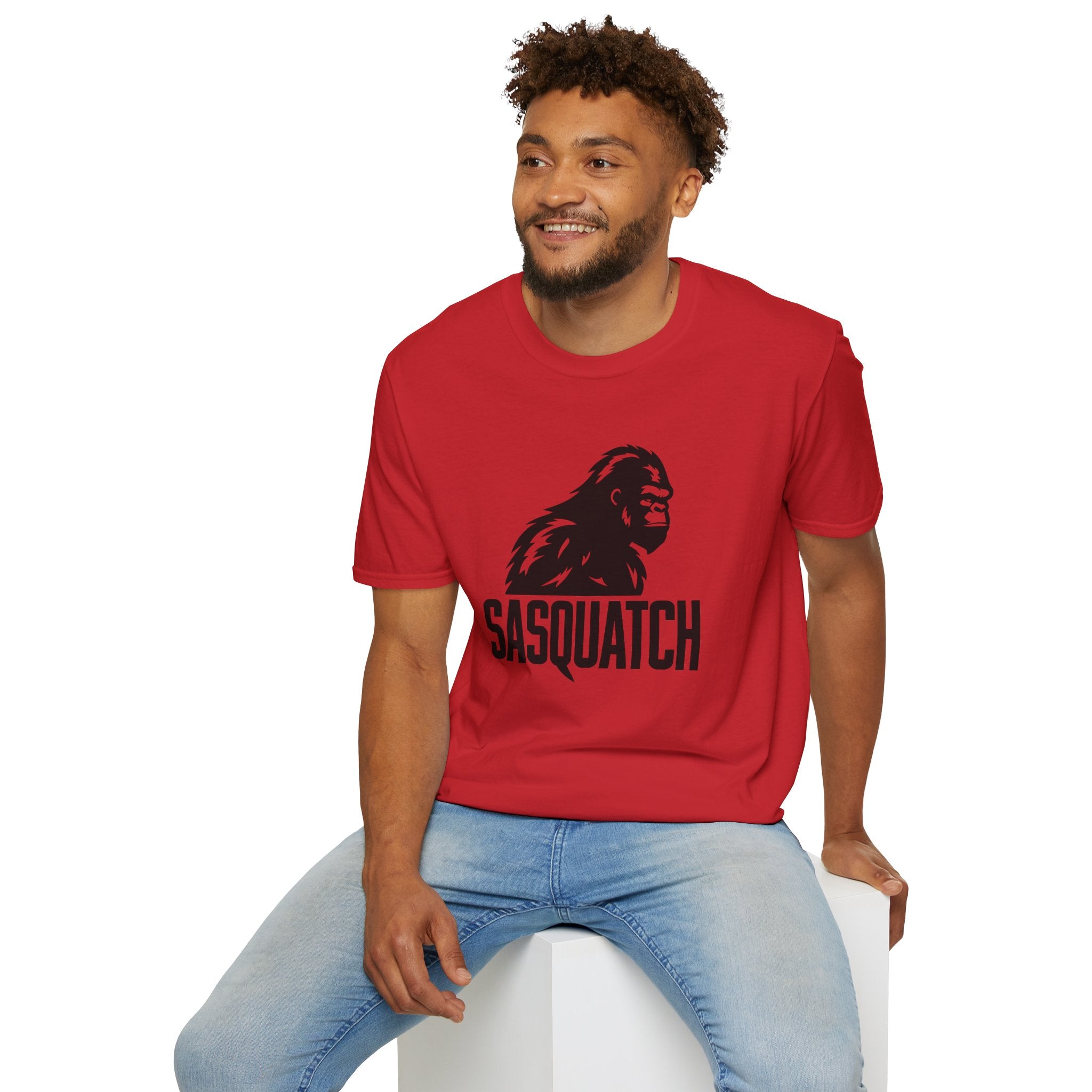 Sasquatch Graphic T-Shirt — Bigfoot Logo Tee for Outdoors & Cryptid Fans