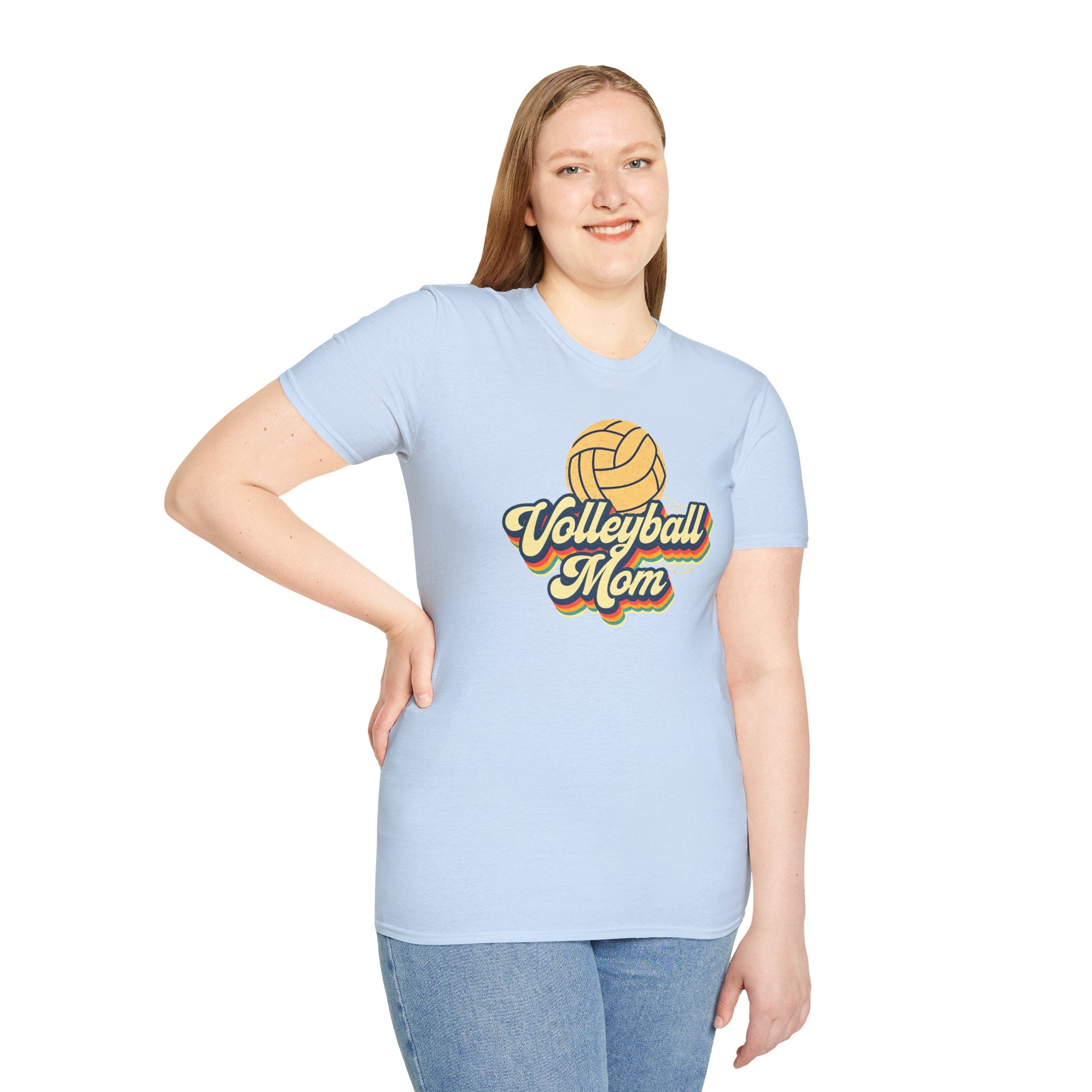 Volleyball Mom T-Shirt, Comfortable Tee for Sports Enthusiasts, Gift for Mothers, Casual Wear, Unique Volleyball Merchandise