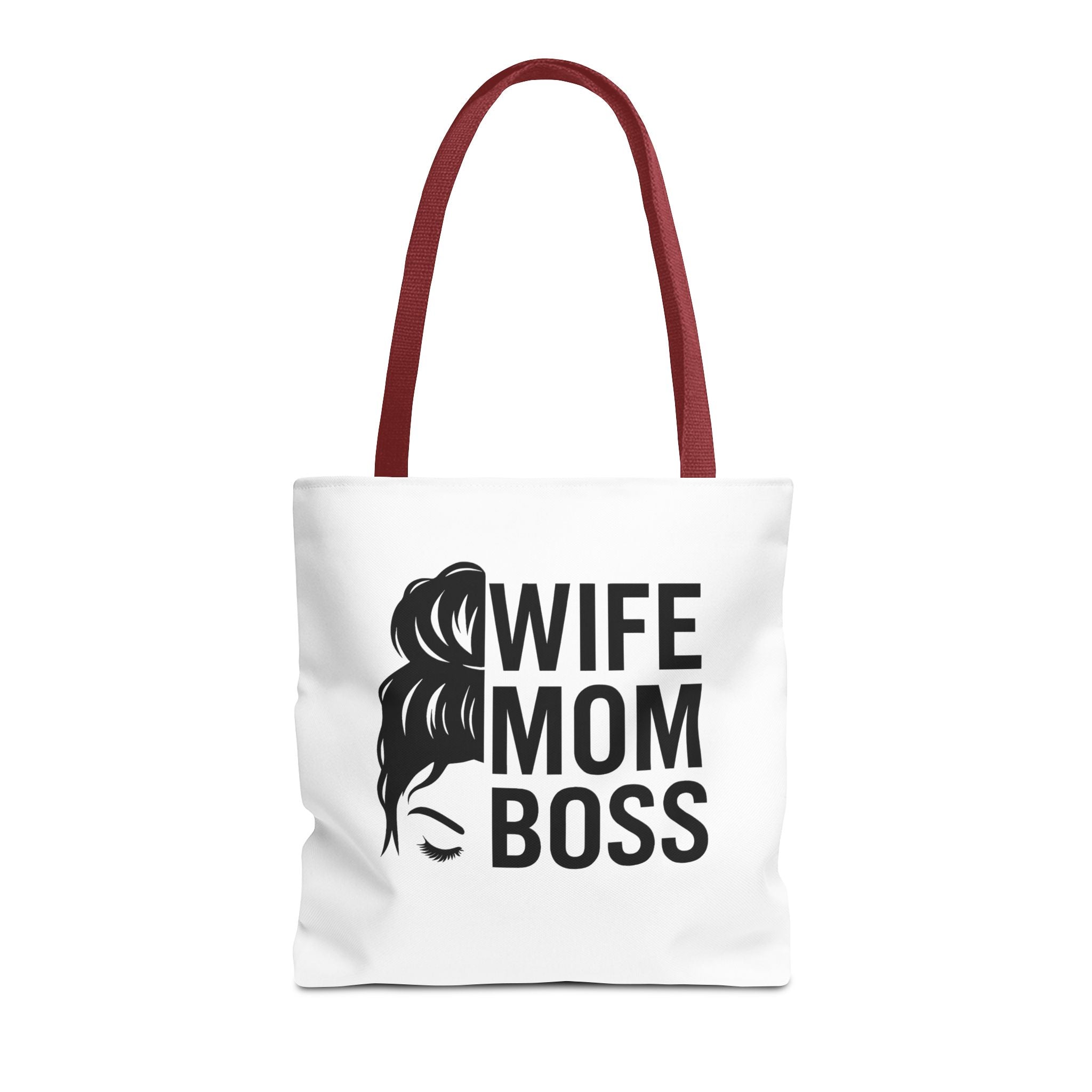 Wife Mom Boss Tote Bag - Chic, Durable Tote for Moms, Stylish Carry-All, Gift for Mother's Day, Work, and Everyday Use