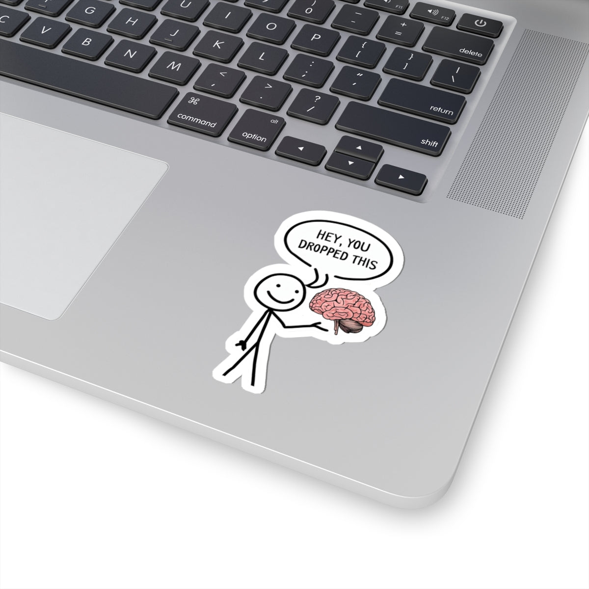 Playful Brain Stickers - "Hey, You Dropped This" for Students & Creatives