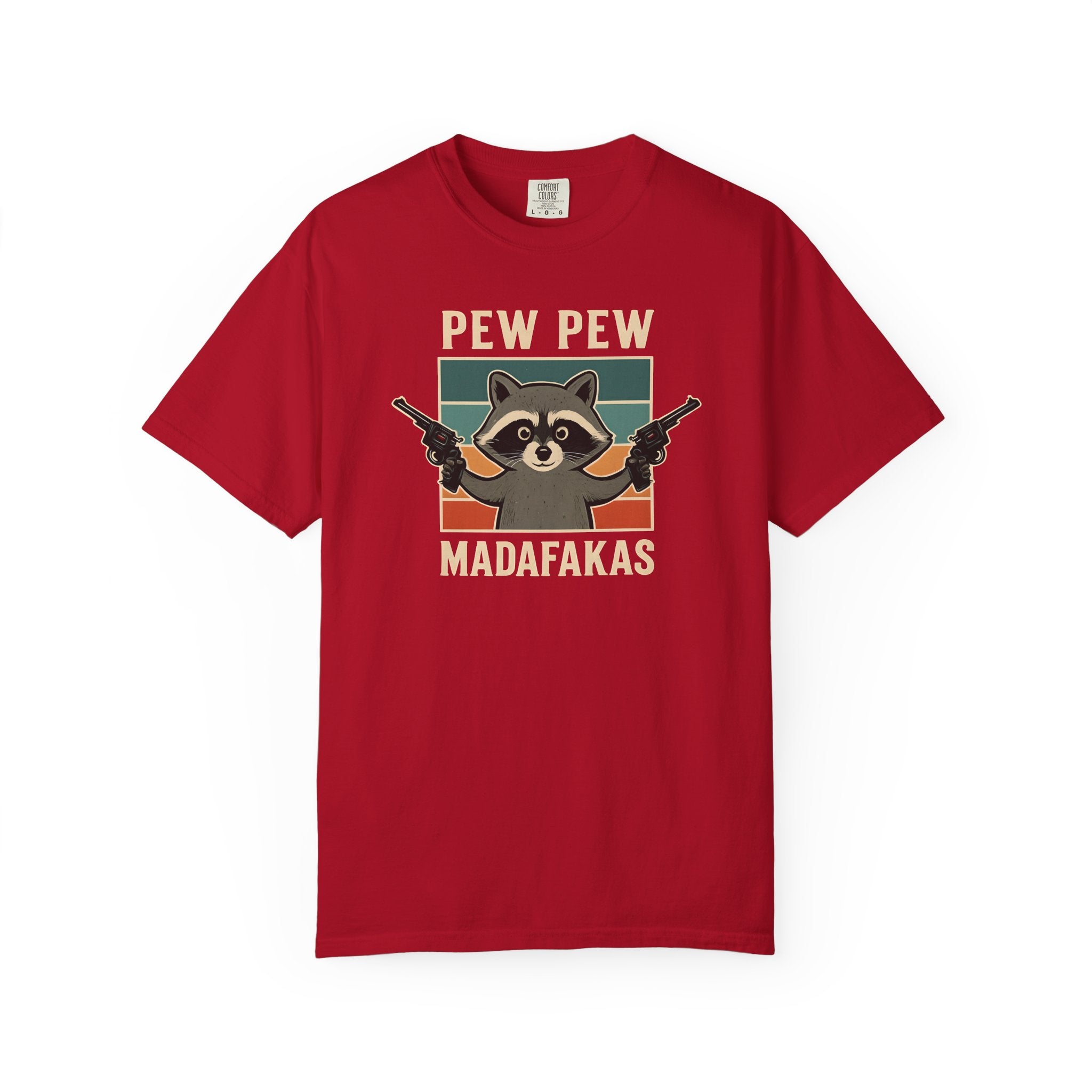 Pew Pew MafaFakas T-Shirt - Fun Unisex Garment-Dyed Tee