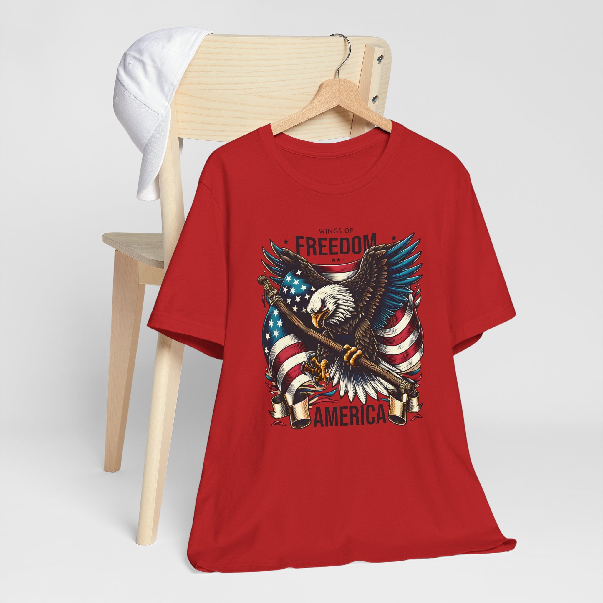 Patriotic Eagle T-Shirt – Freedom America Graphic Tee