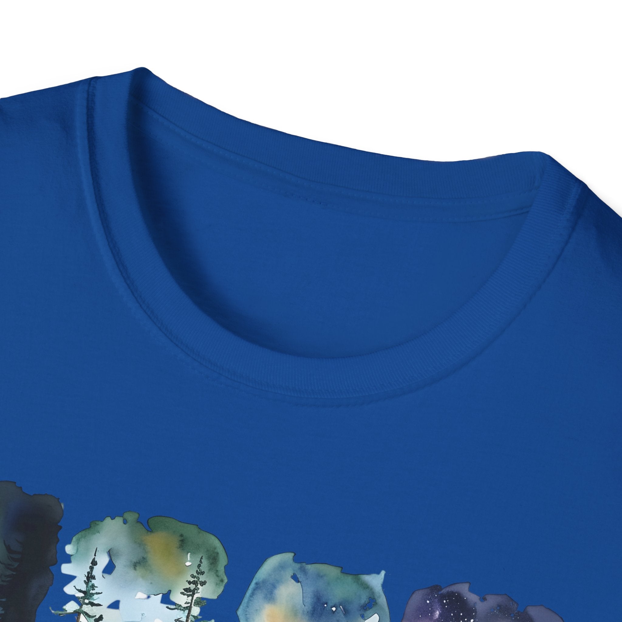 Camping Life T‑Shirt — Retro Campsite Scenes (Campfire, Trailer, Tent, Northern Lights)