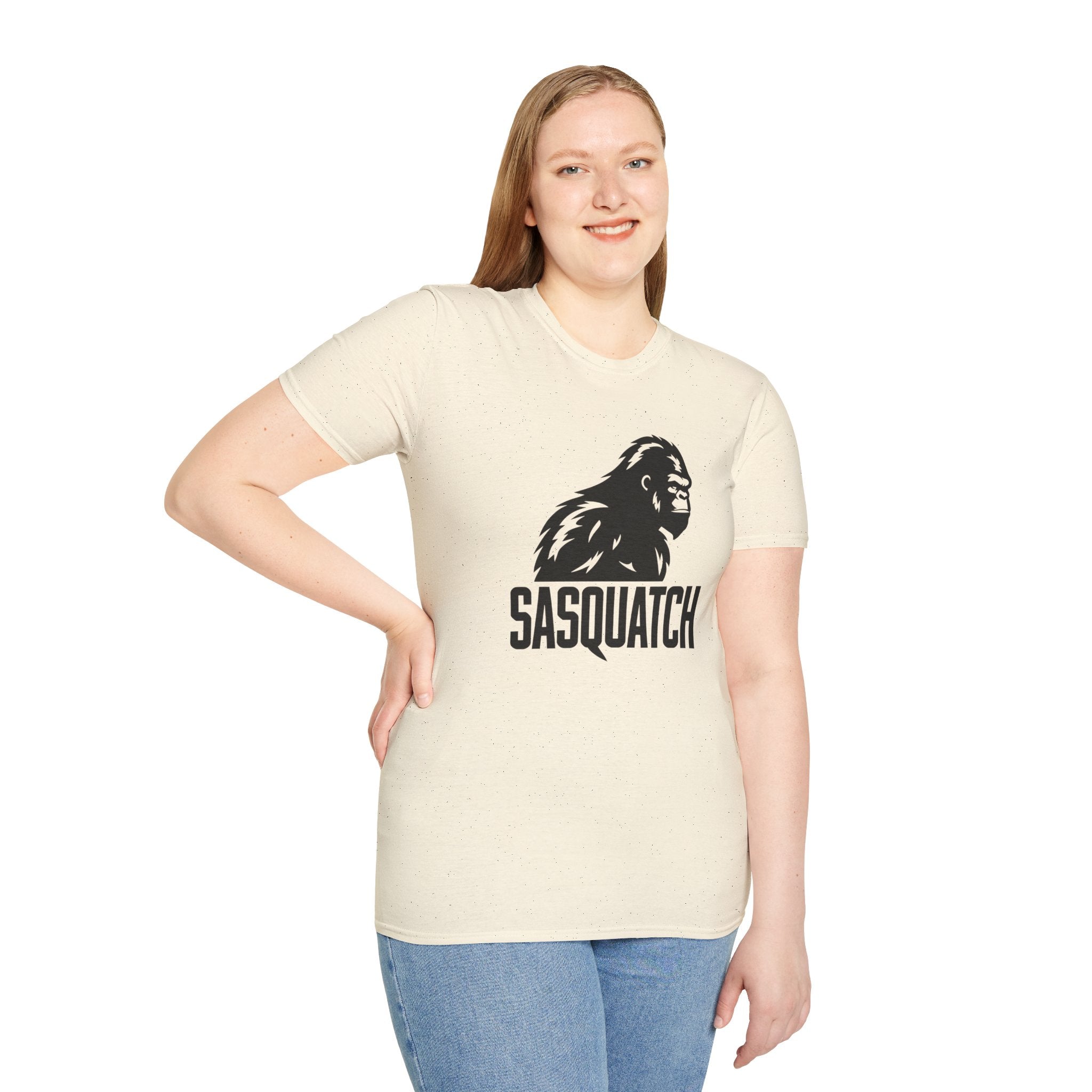 Sasquatch Graphic T-Shirt — Bigfoot Logo Tee for Outdoors & Cryptid Fans