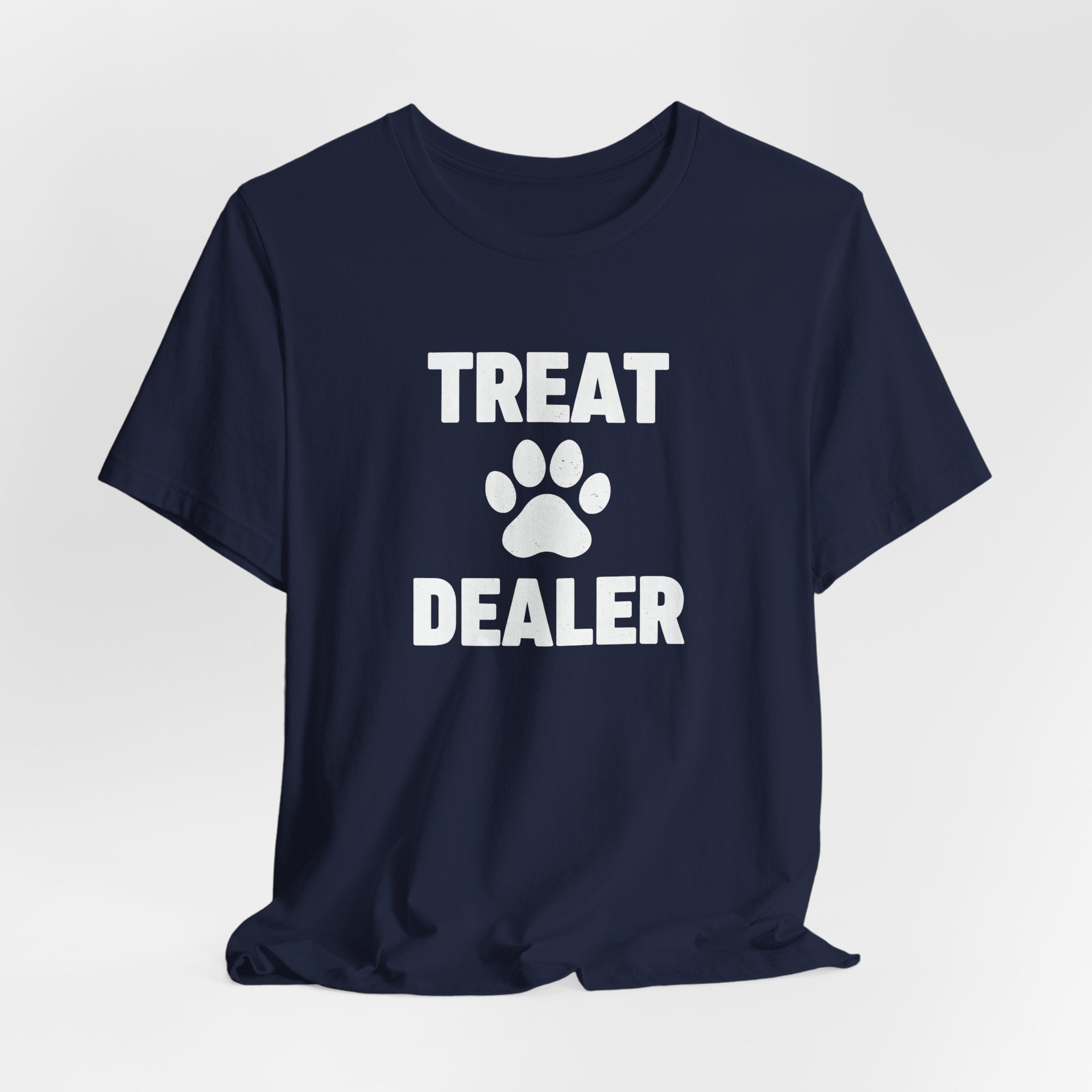 Treat Dealer T-Shirt — Funny Paw Print Tee for Dog Lovers