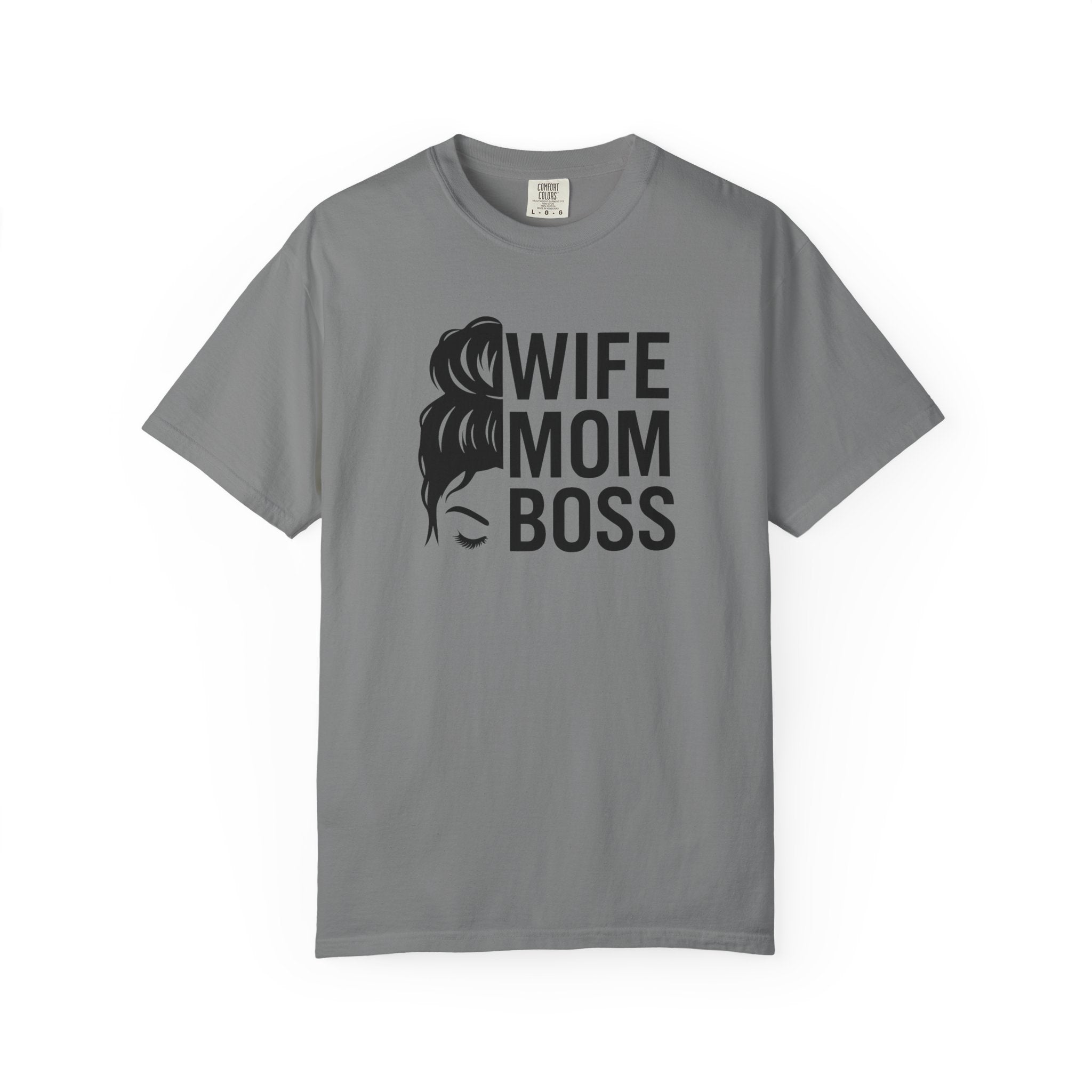 Wife Mom Boss T-Shirt, Unisex Tee for Moms, Gift for New Moms, Casual Outfit, Mother's Day Gift