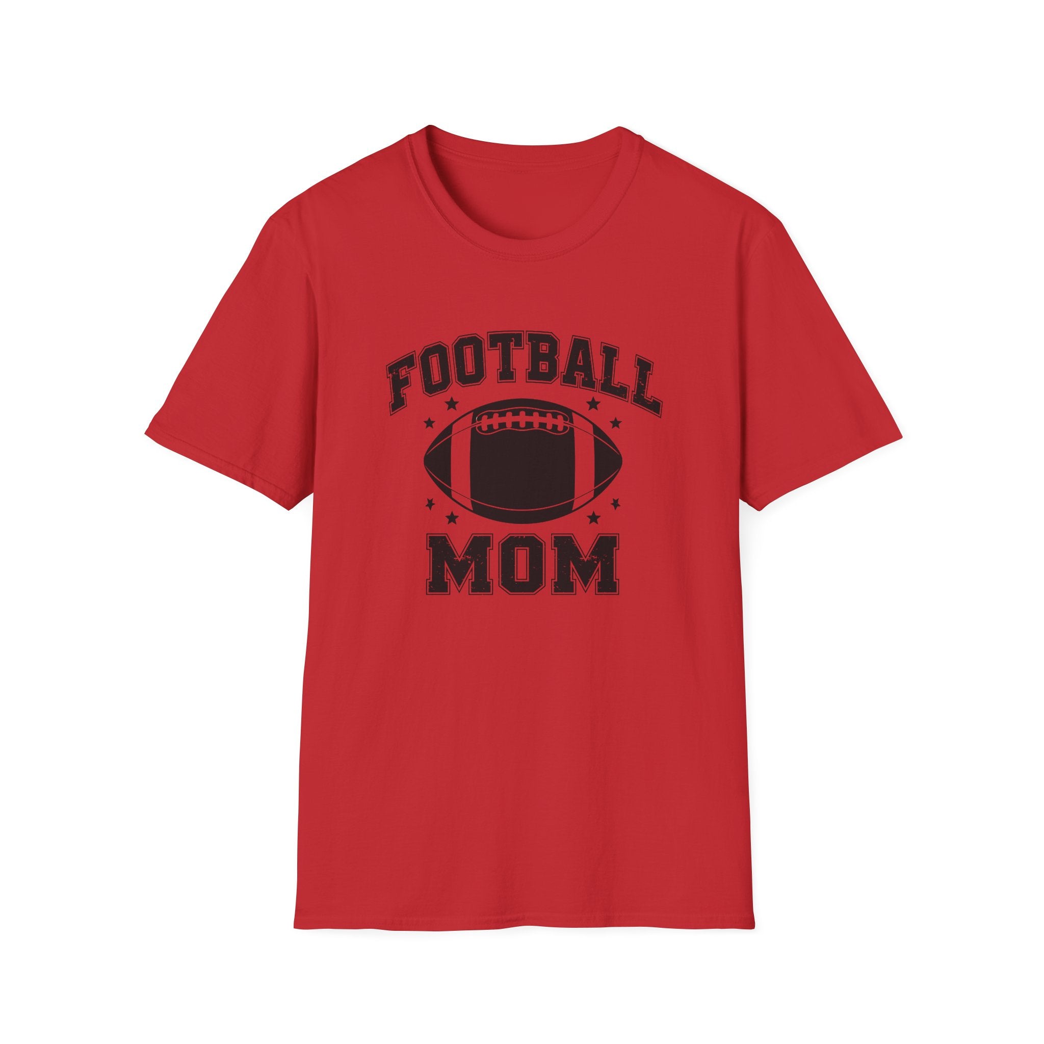 Football Mom Unisex Softstyle T-Shirt, Perfect Gift for Sports Moms, Game Day Tee, Team Spirit Shirt, Gift for Football Lovers