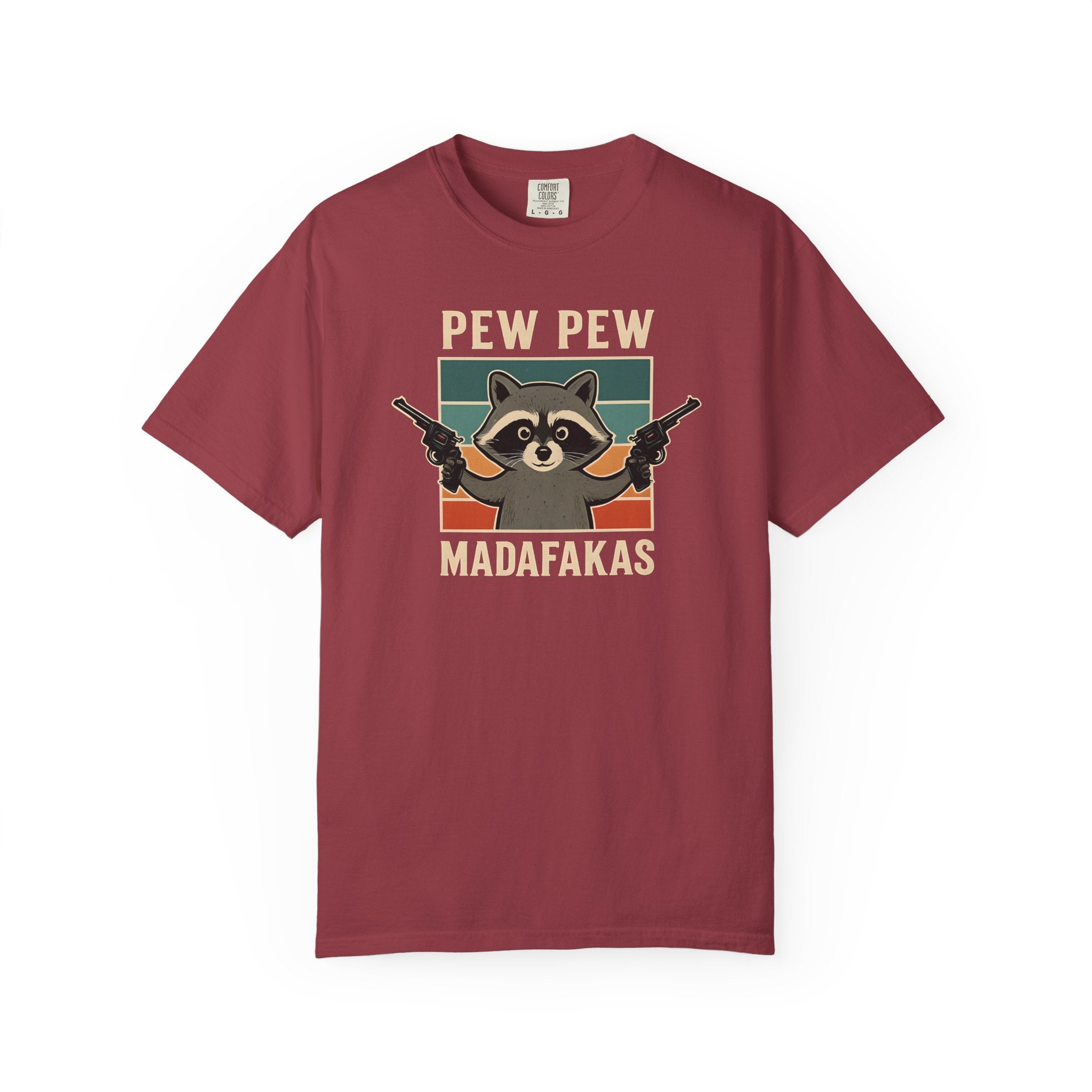 Pew Pew MafaFakas T-Shirt - Fun Unisex Garment-Dyed Tee