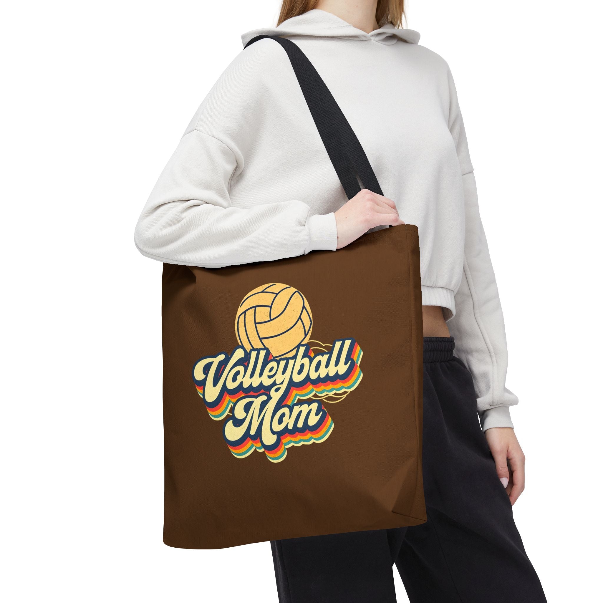 Volleyball Mom Tote Bag - Sports Mom Gift for Volleyball Matches and Games