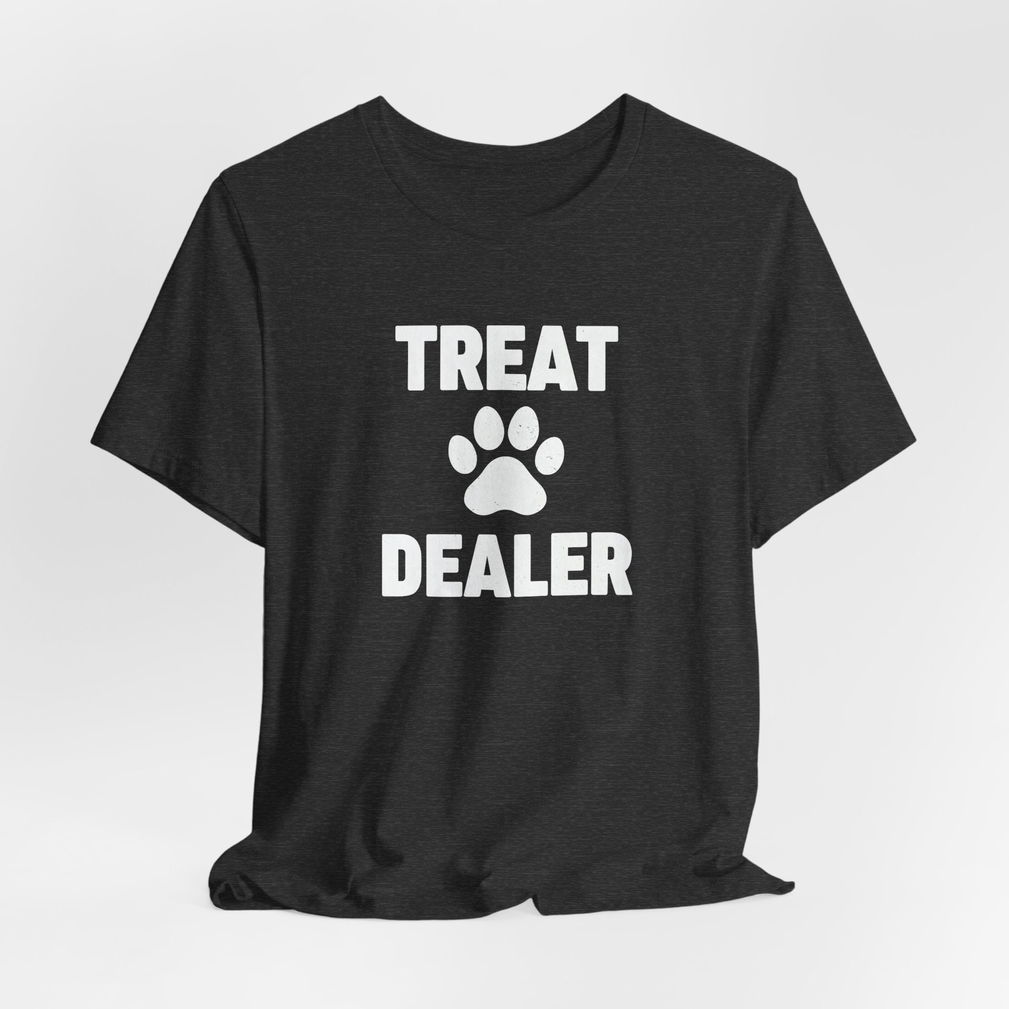 Treat Dealer T-Shirt — Funny Paw Print Tee for Dog Lovers