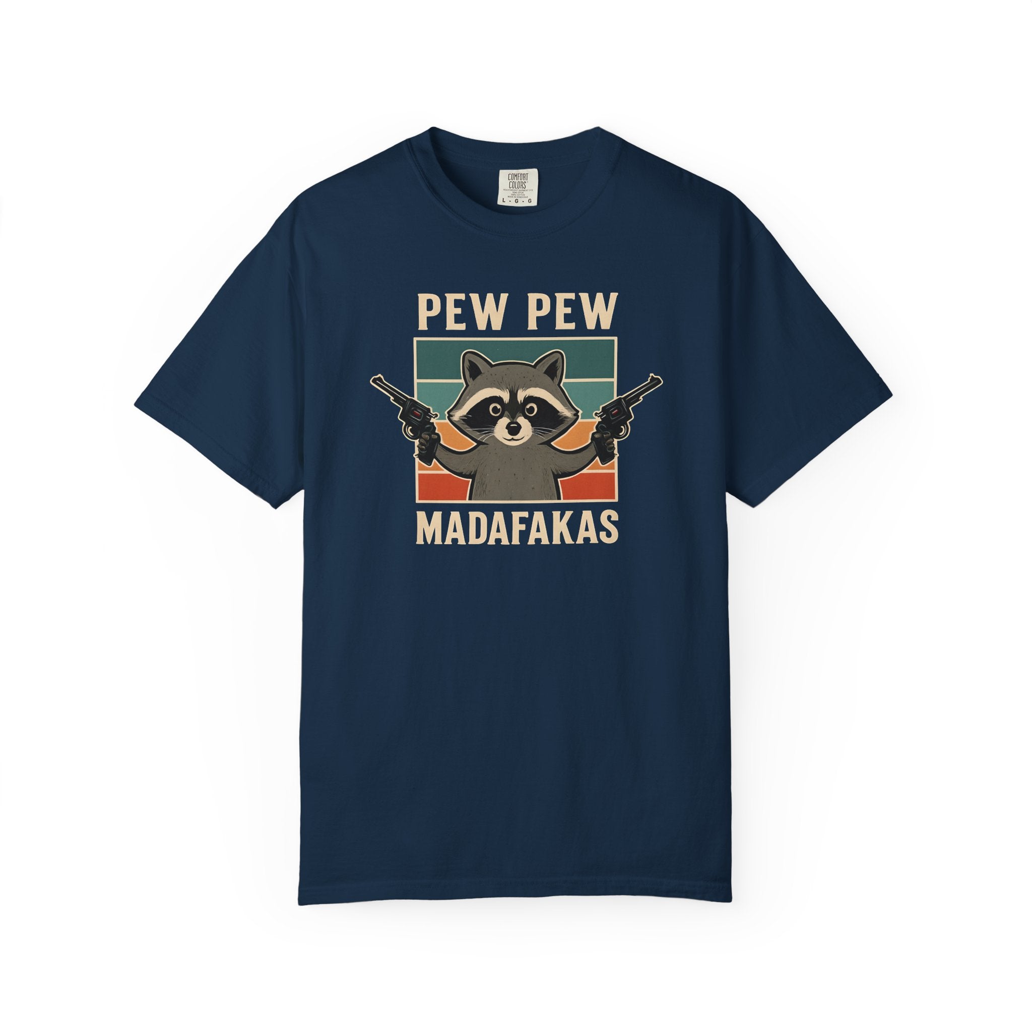 Pew Pew MafaFakas T-Shirt - Fun Unisex Garment-Dyed Tee