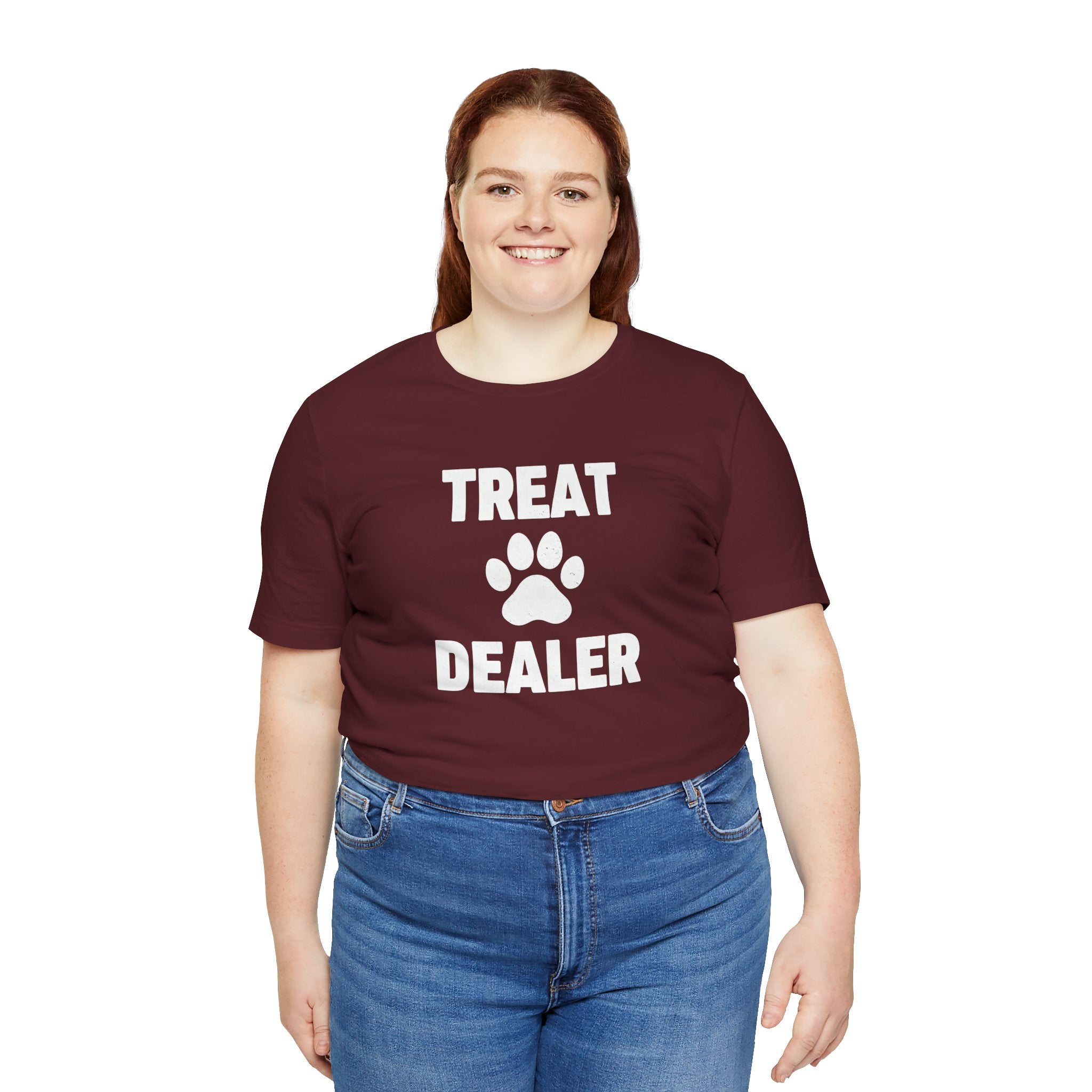 Treat Dealer T-Shirt — Funny Paw Print Tee for Dog Lovers