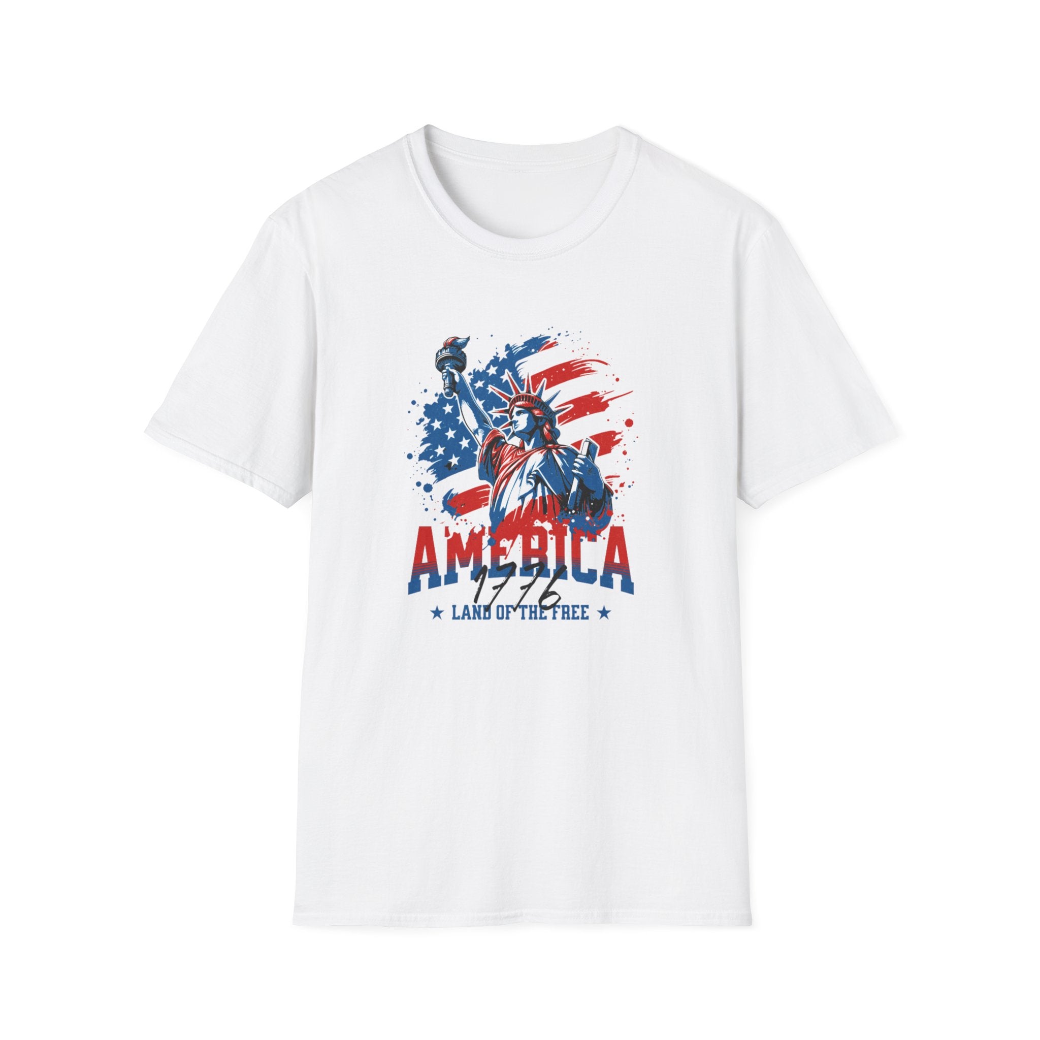 America 1776 Statue of Liberty T-Shirt — Land of the Free Patriotic Tee