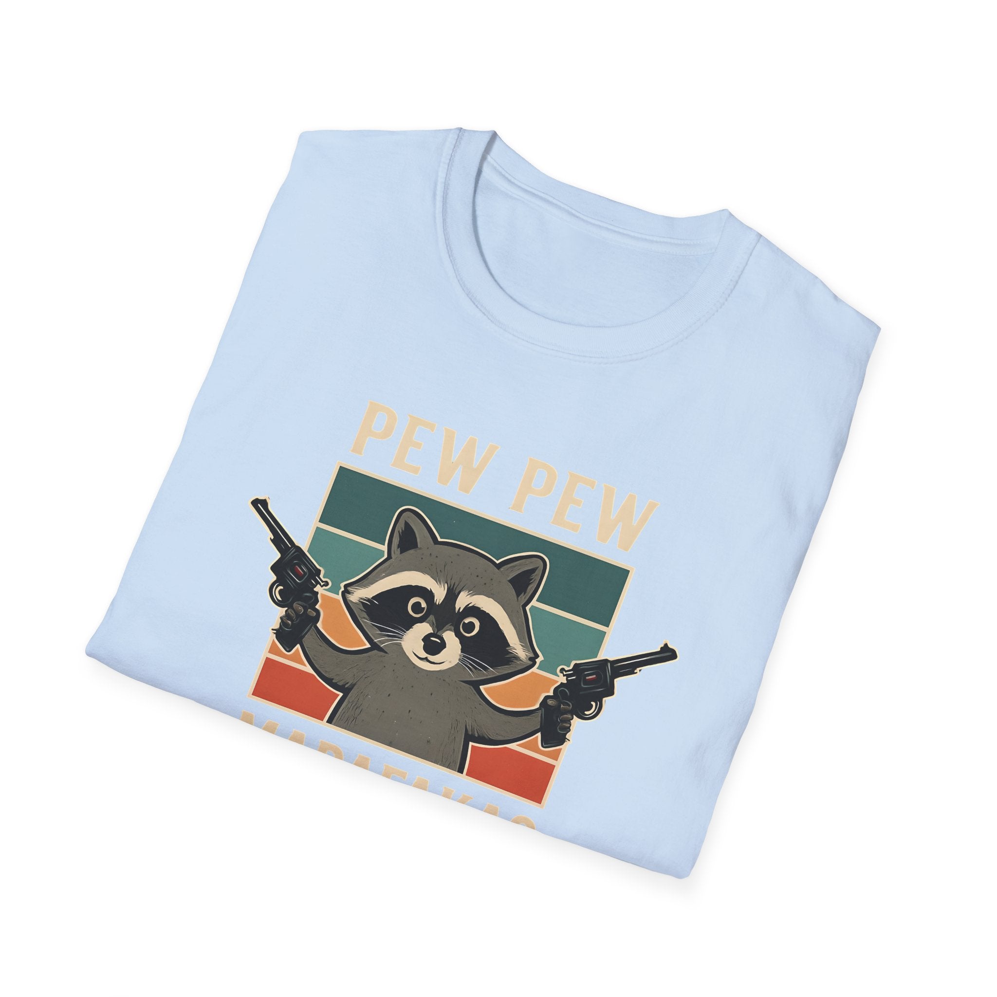 Pew Pew Raccoon Unisex T-Shirt
