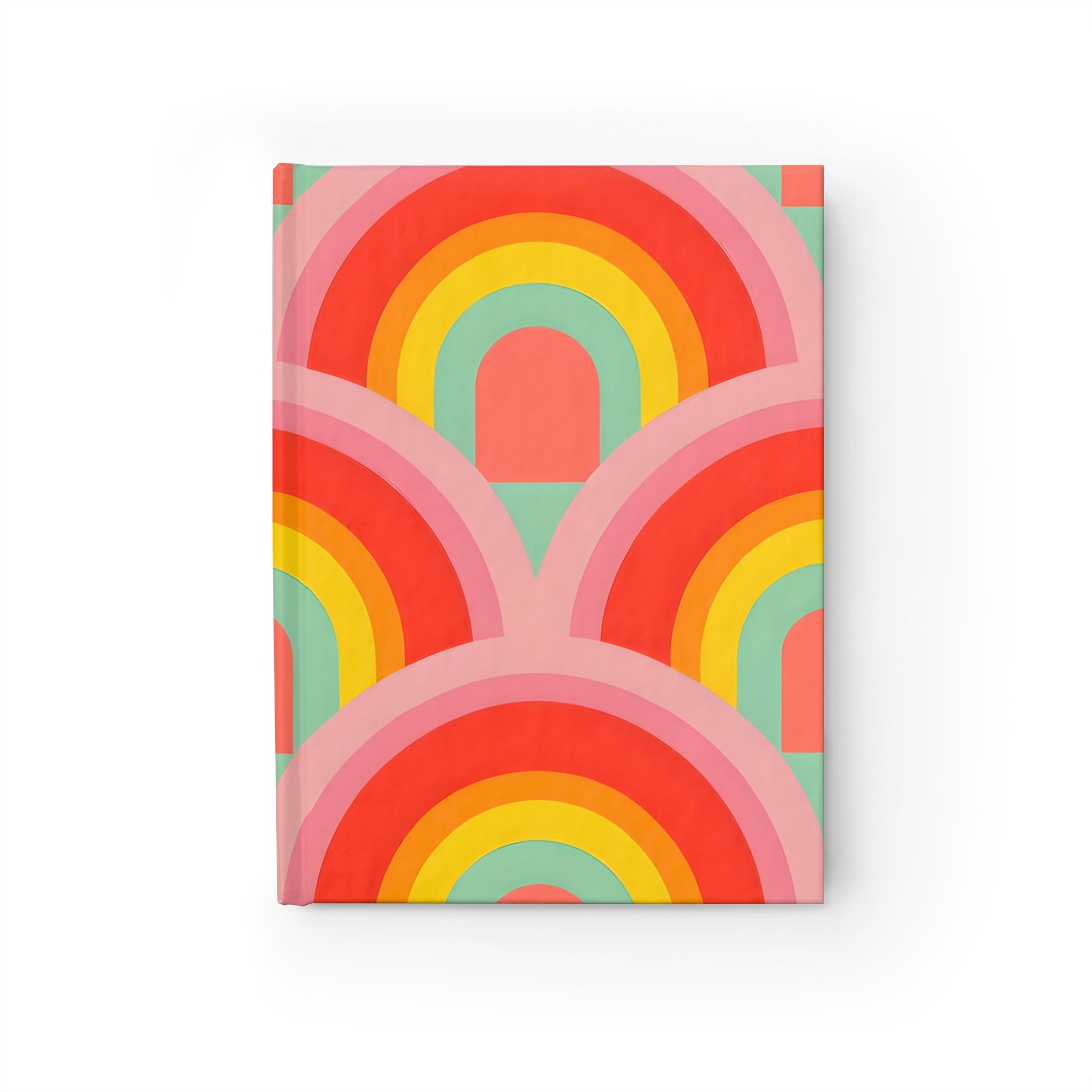 Vibrant Rainbow Journal, Colorful Notebook, Inspirational Gift, Artistic Diary, Creative Writing Journal, Fun Stationery