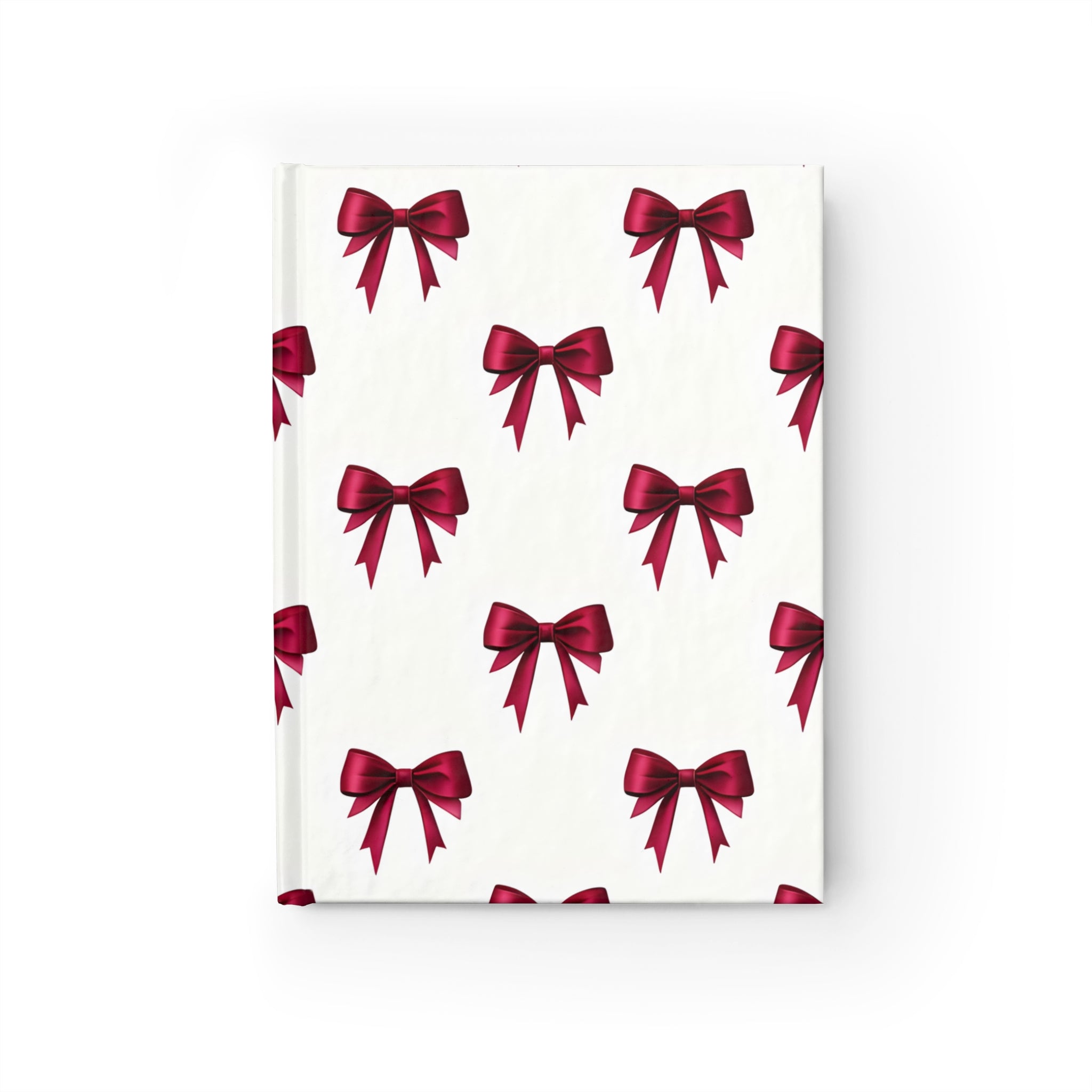 Festive Bow Journal, Holiday Planner, Gift Notebook, Personal Journal, Elegant Memoir, Decorative Writing Book