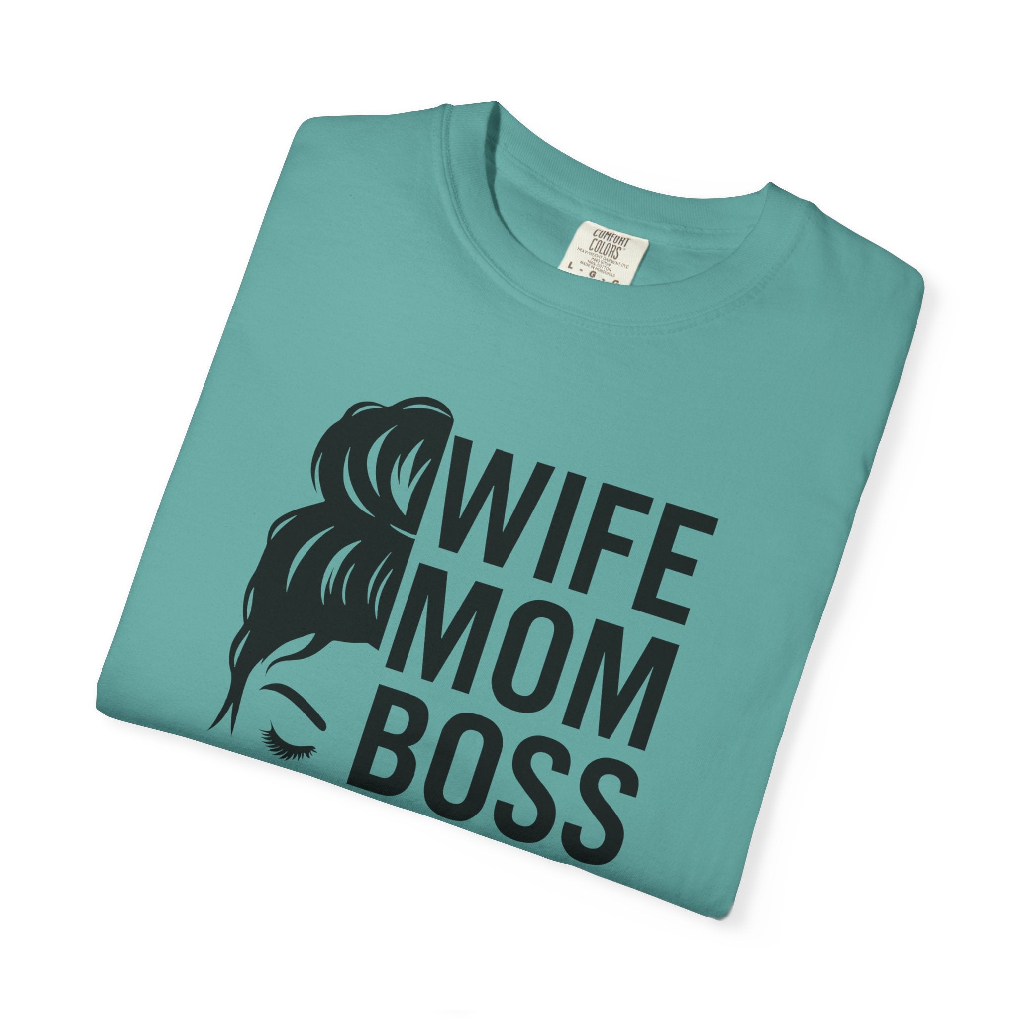 Wife Mom Boss T-Shirt, Unisex Tee for Moms, Gift for New Moms, Casual Outfit, Mother's Day Gift
