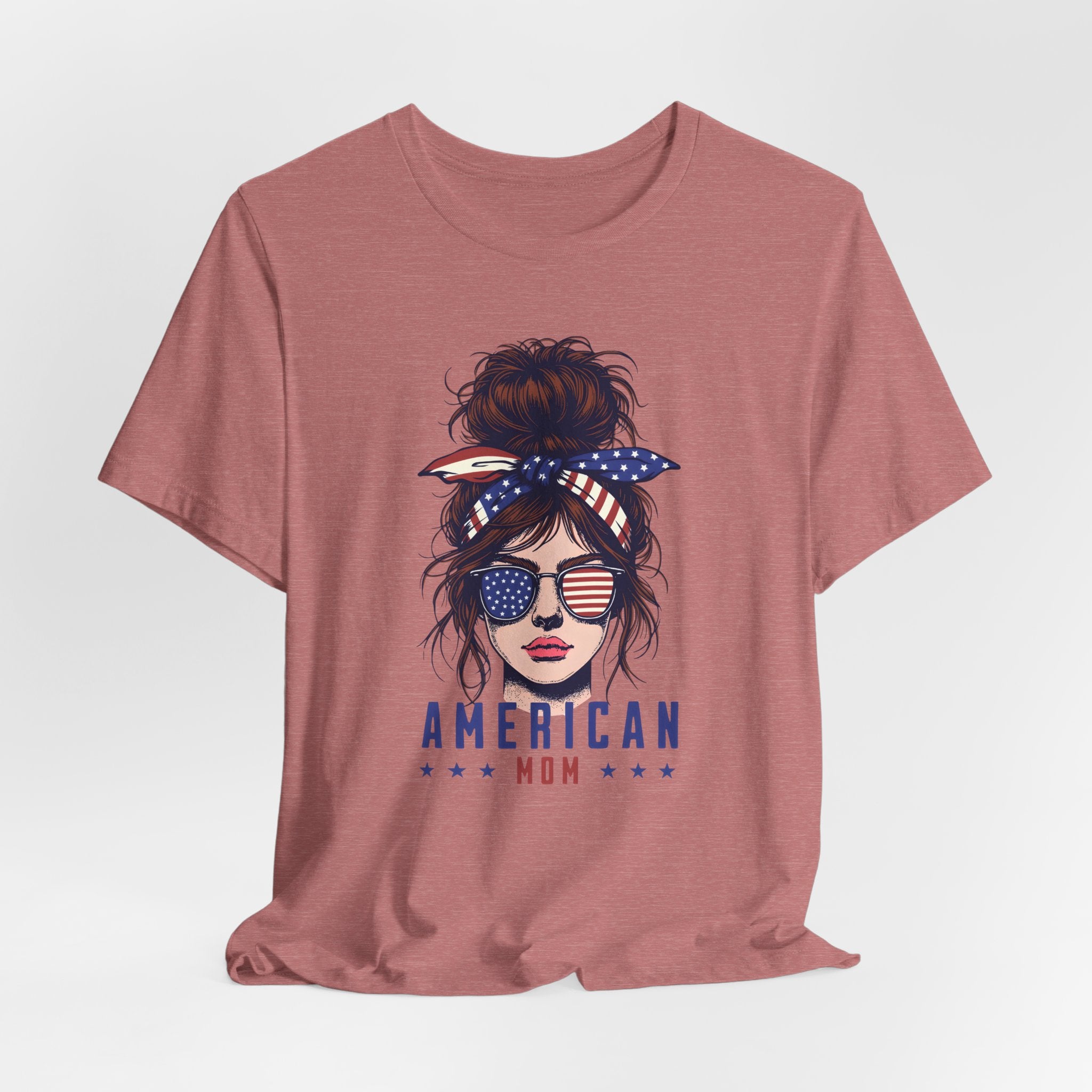 American Mom T-Shirt – Patriotic Mom Graphic Tee