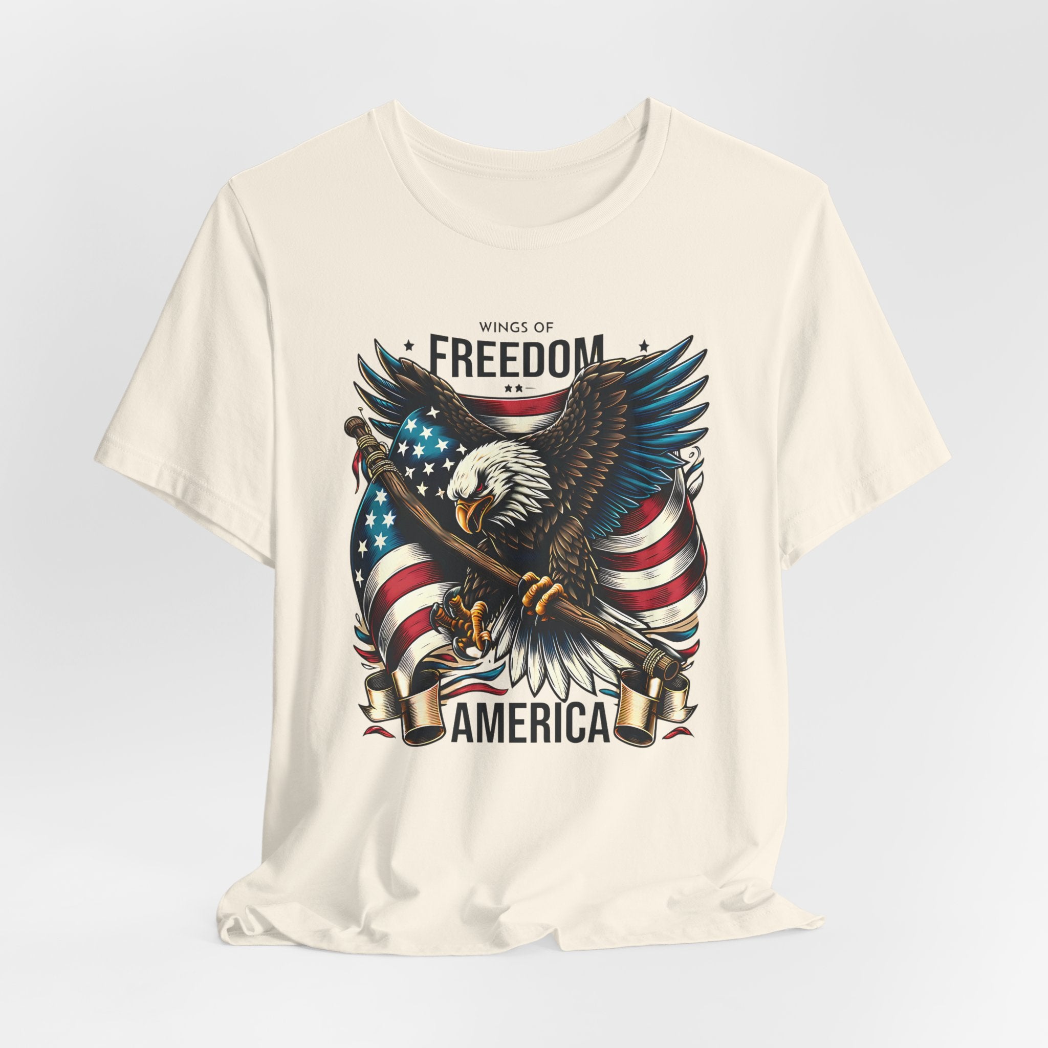 Patriotic Eagle T-Shirt – Freedom America Graphic Tee