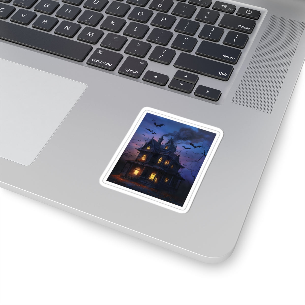 Haunting Castle Kiss-Cut Stickers | Perfect for Halloween Decorations, Laptop Stickers, Craft Projects, Home Decor, and Gifts