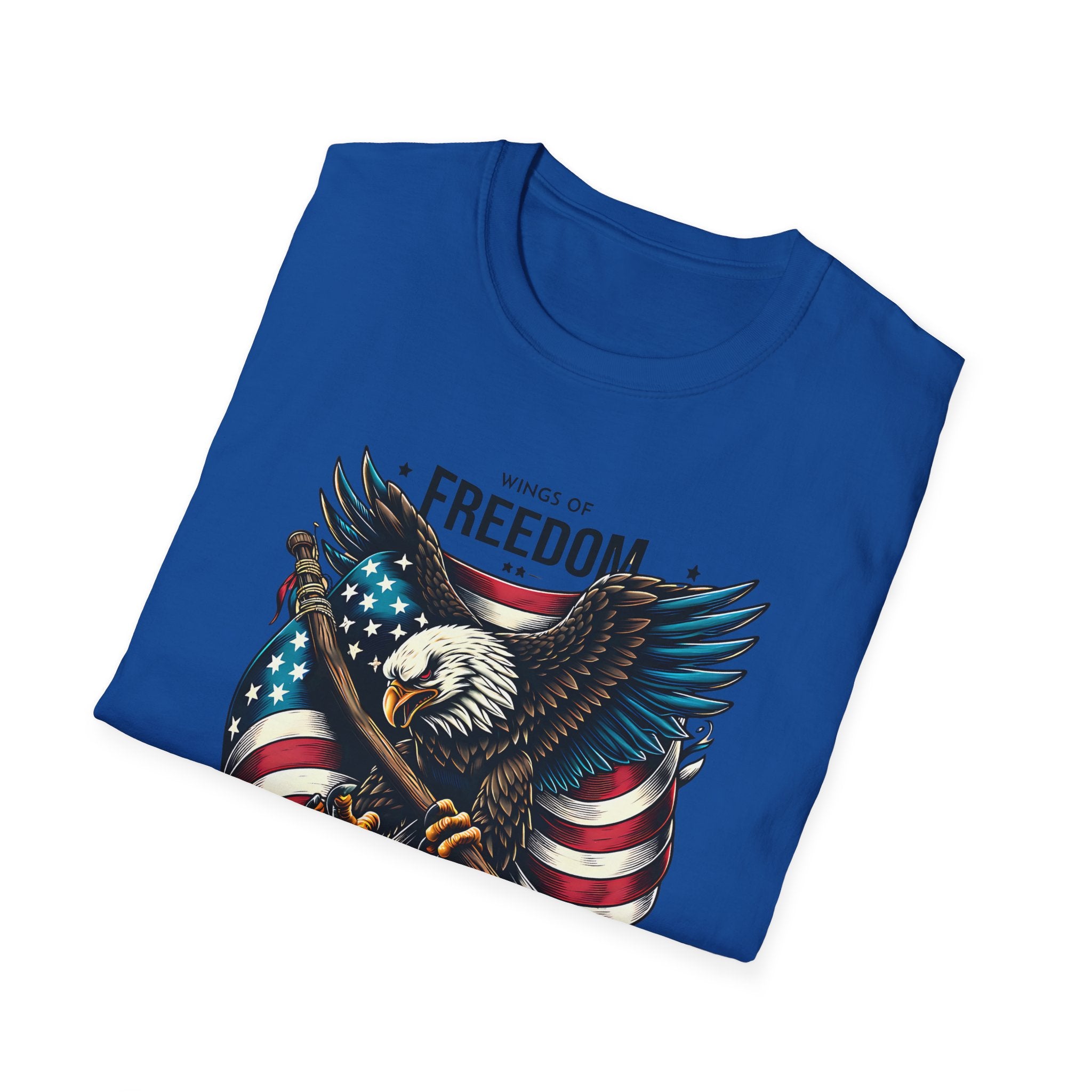 Freedom Eagle T-Shirt — American Flag USA Patriotic Tee (America)