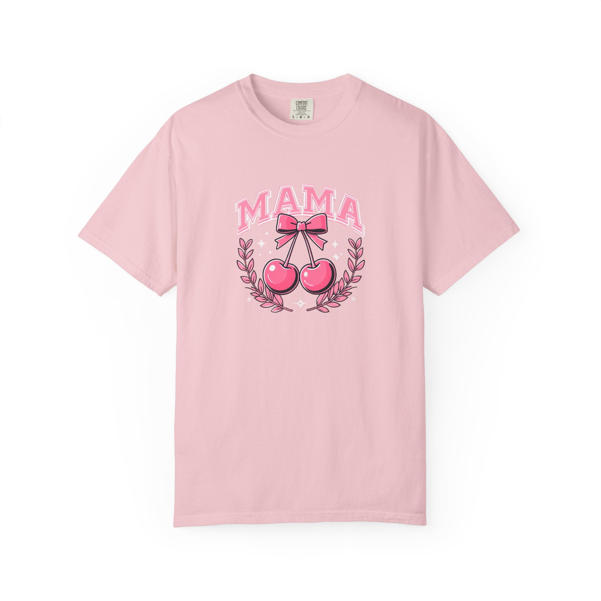 Mama Cherry Graphic T-Shirt | Unisex Apparel for Moms | Gift for Mother's Day, Birthday, Casual Wear, Family Gatherings, Summer Style
