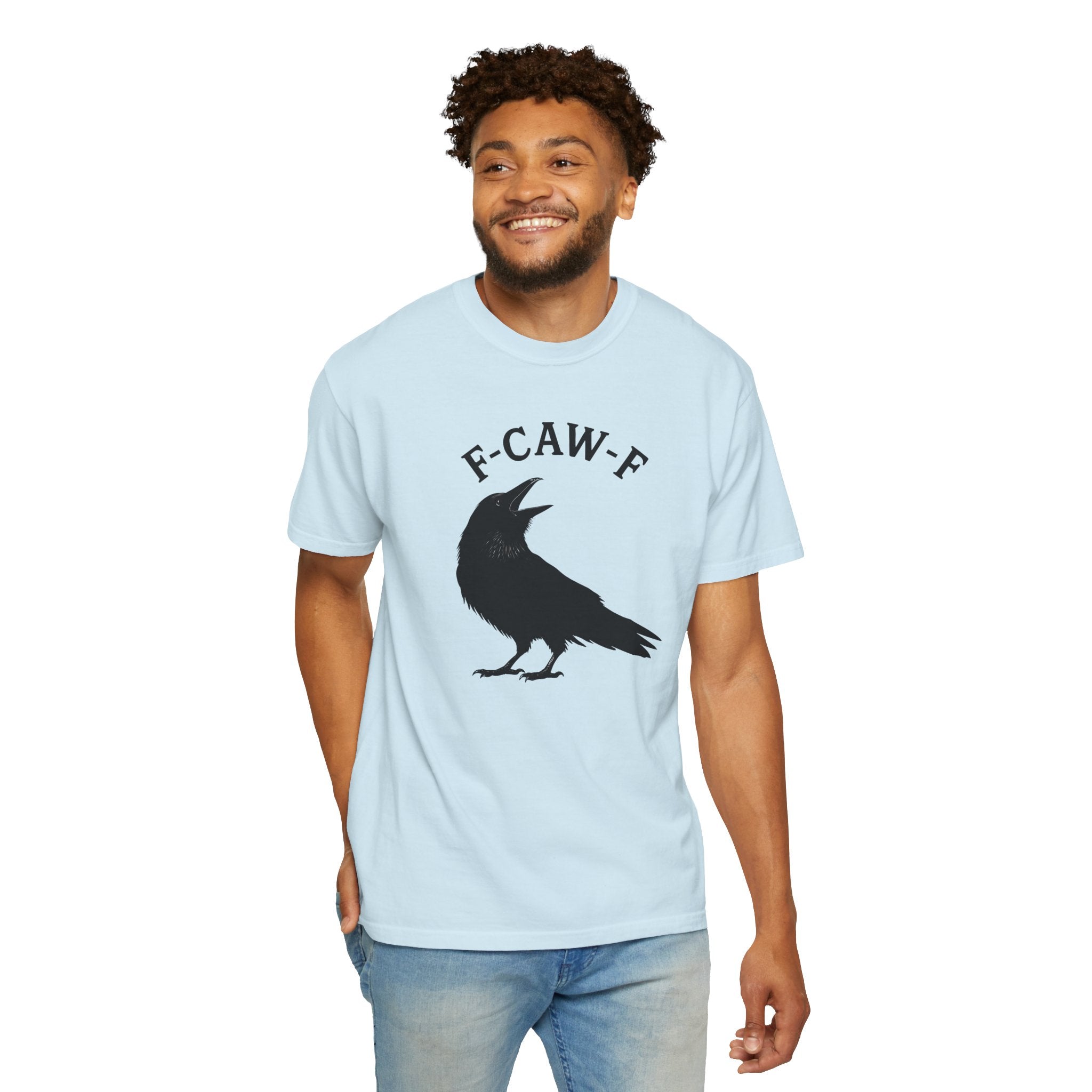 F-Caw-F Unisex Garment-Dyed T-Shirt