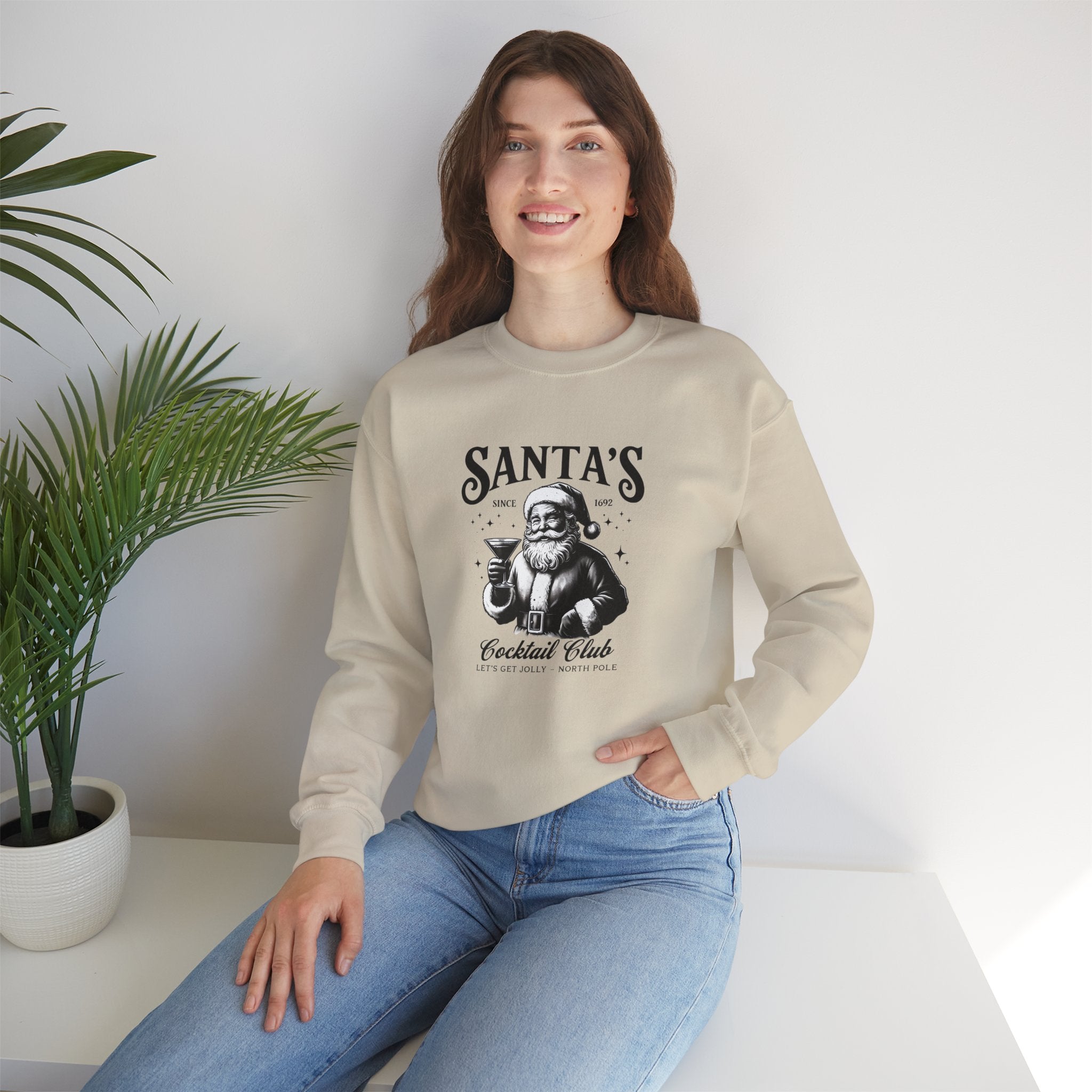 Santa's Cocktail Club Sweatshirt