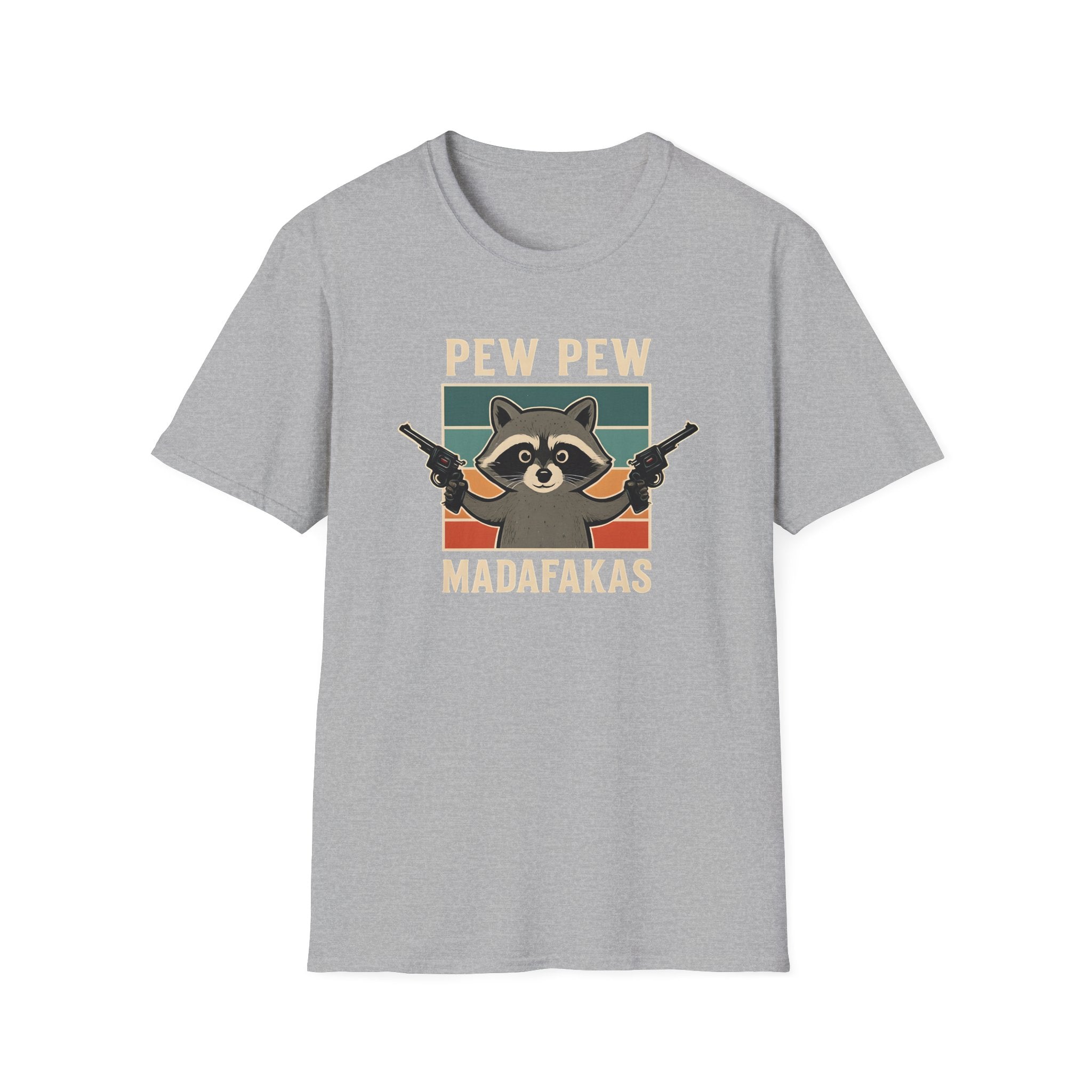 Pew Pew Raccoon Unisex T-Shirt