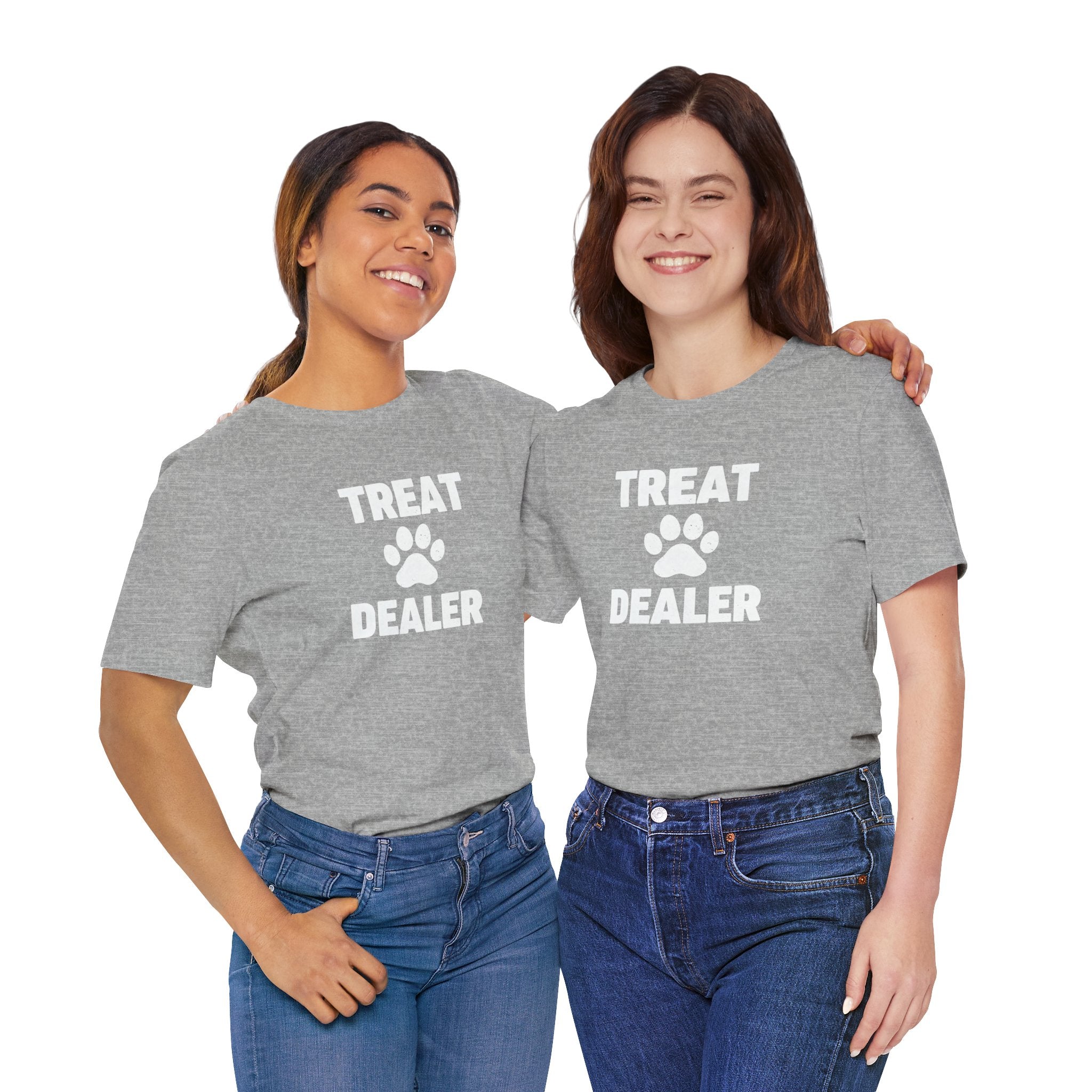 Treat Dealer T-Shirt — Funny Paw Print Tee for Dog Lovers