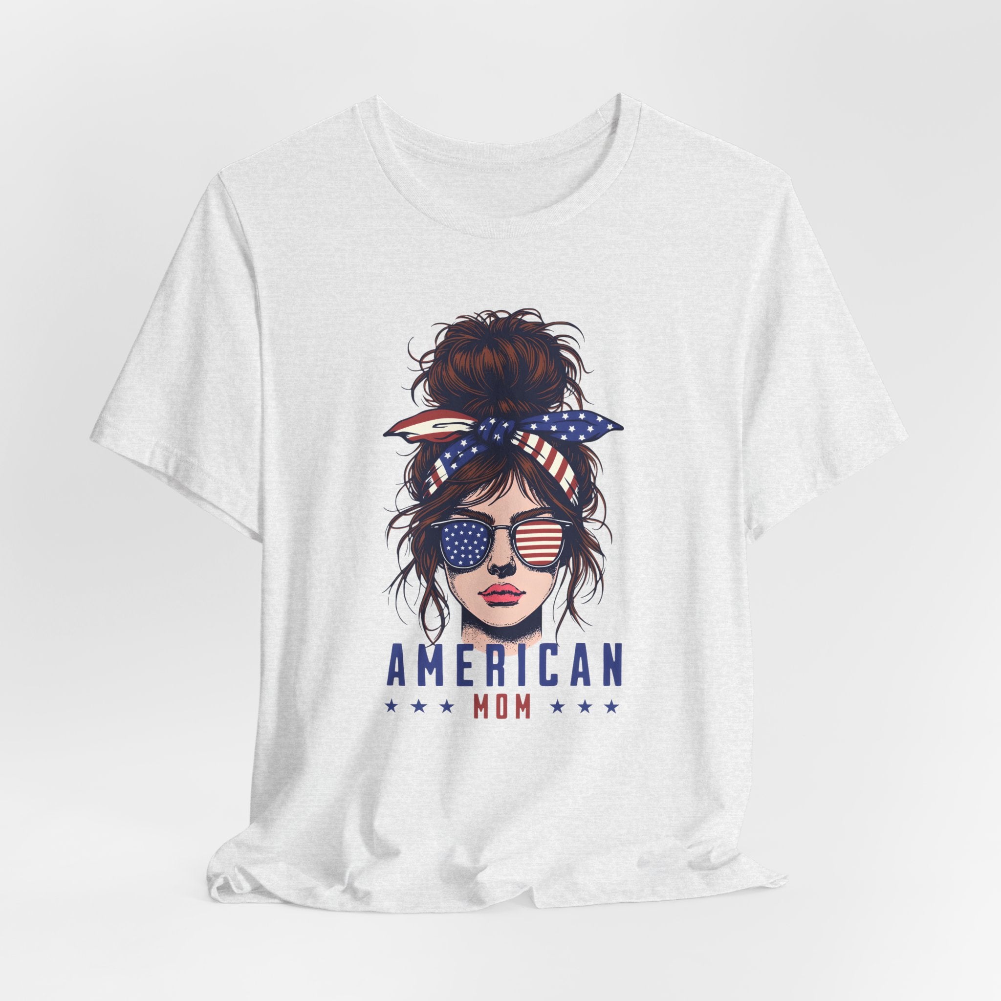 American Mom T-Shirt – Patriotic Mom Graphic Tee