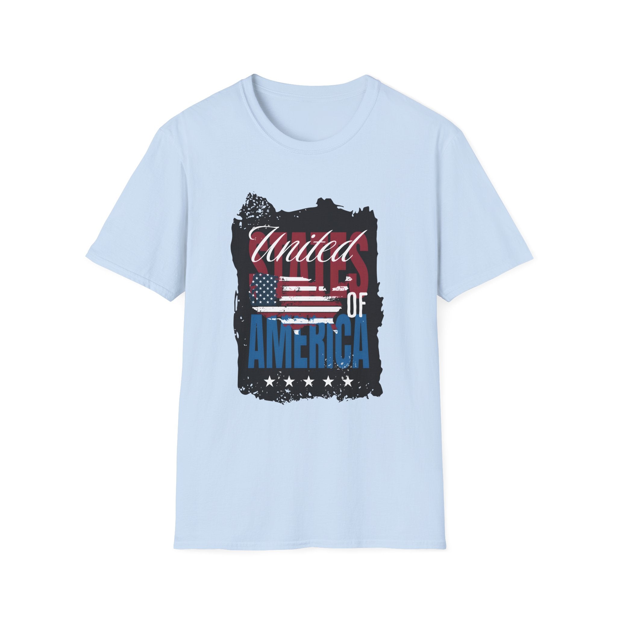 United We Stand T-Shirt — American Flag "United of America" Patriotic Tee for 4th of July